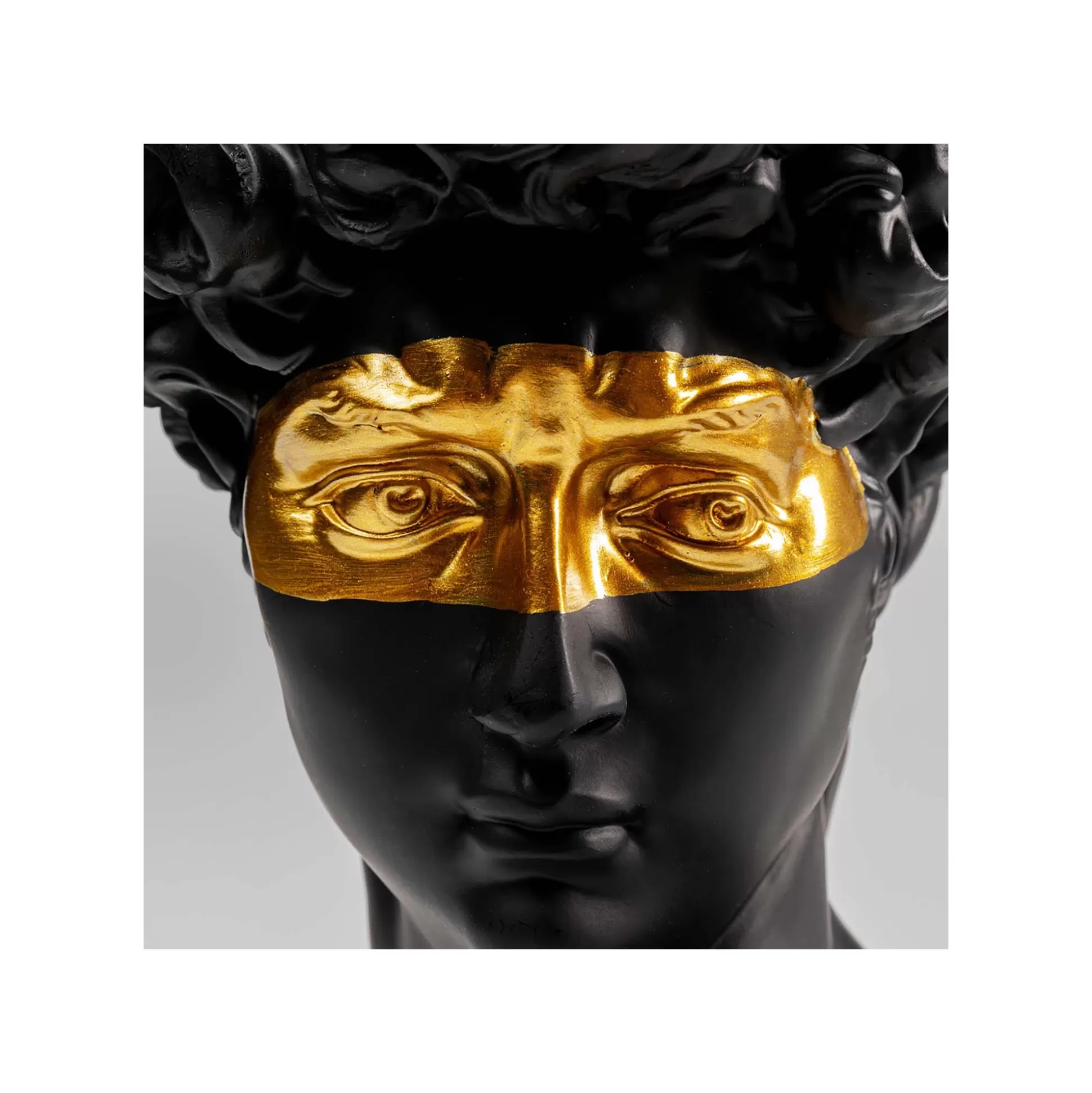 Déco Buste Homme Noir Profil Masque Doré ^KARE Design Cheap