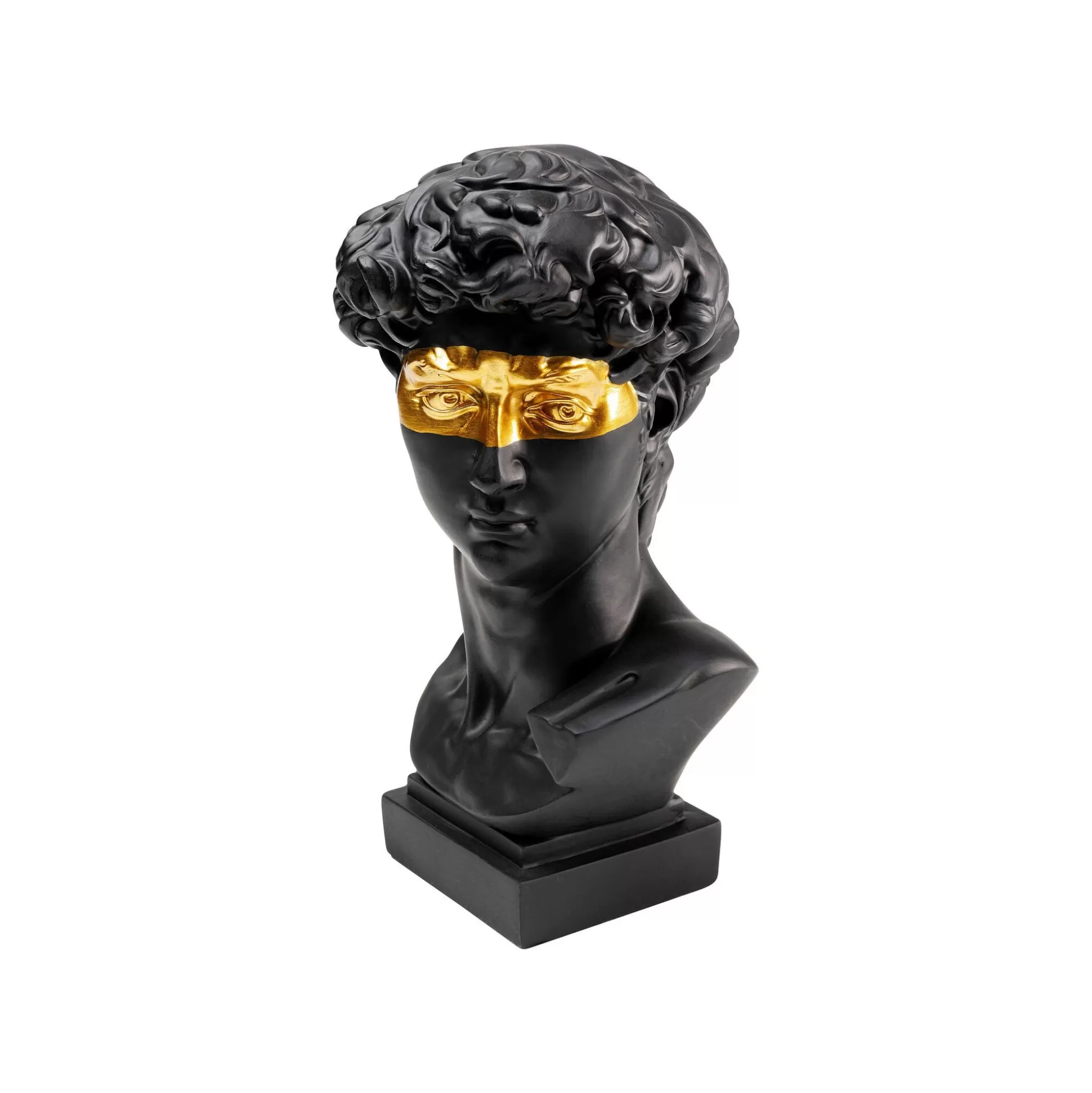 Déco Buste Homme Noir Profil Masque Doré ^KARE Design Cheap