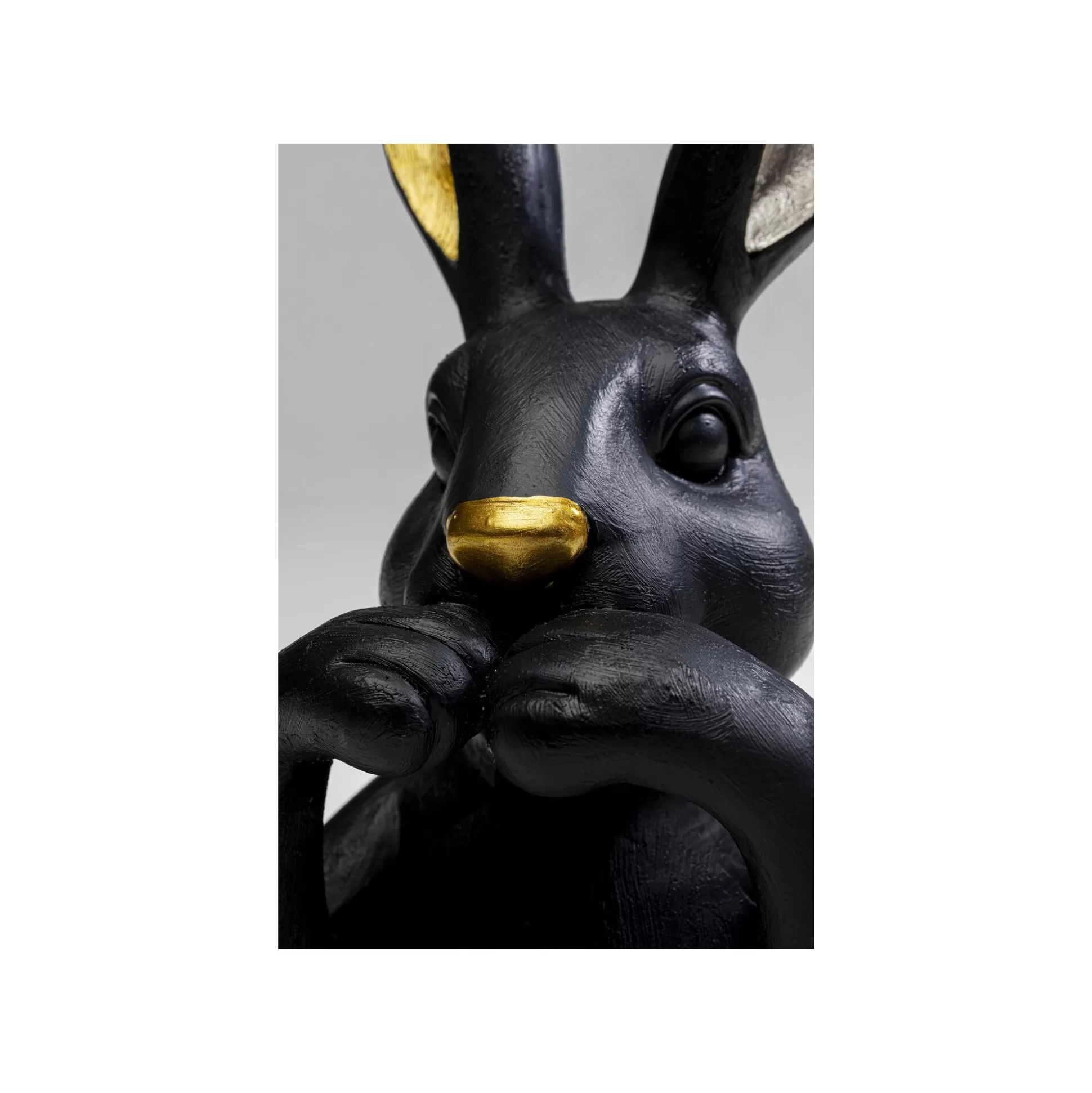 Déco Buste Lapin Noir 23cm ^KARE Design Best