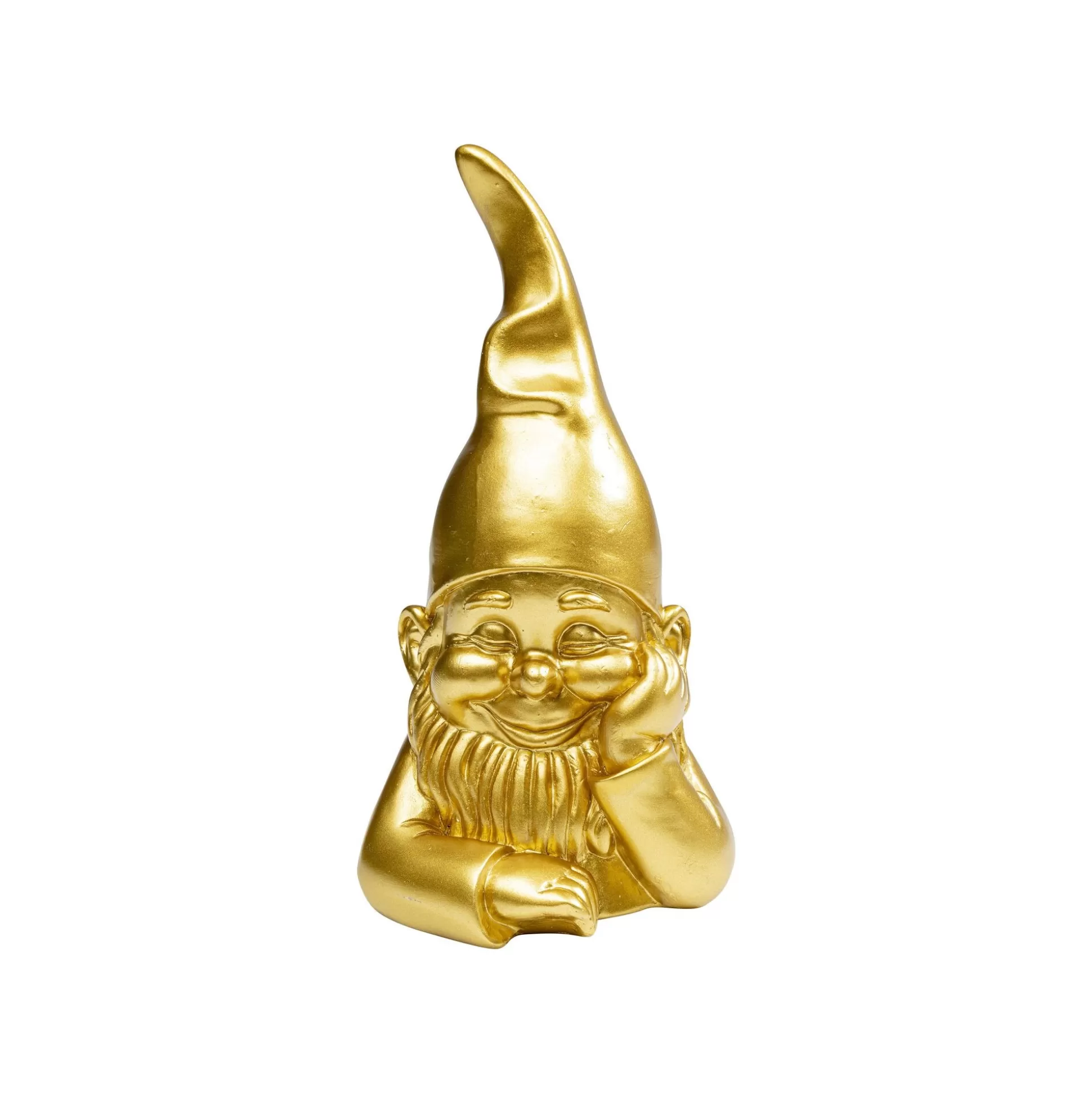 Déco Buste Nain Doré Penseur ^KARE Design Outlet