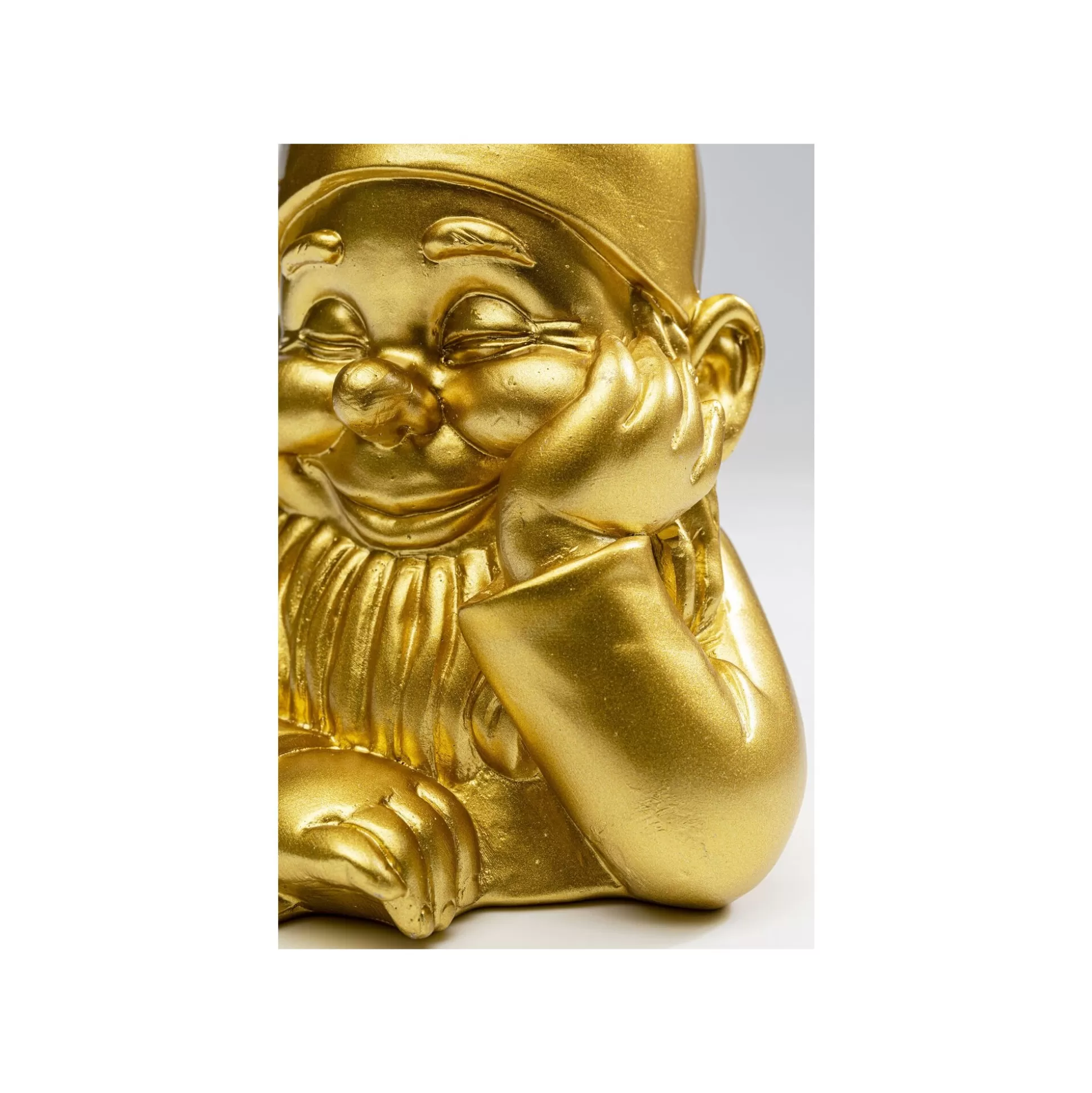 Déco Buste Nain Doré Penseur ^KARE Design Outlet