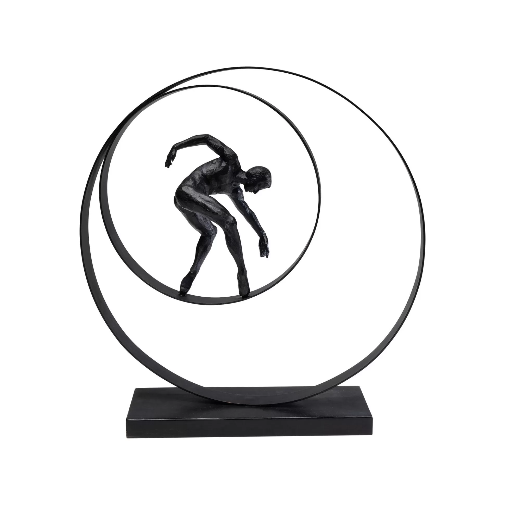 Déco Danseur Anneaux Noir 45cm ^KARE Design New