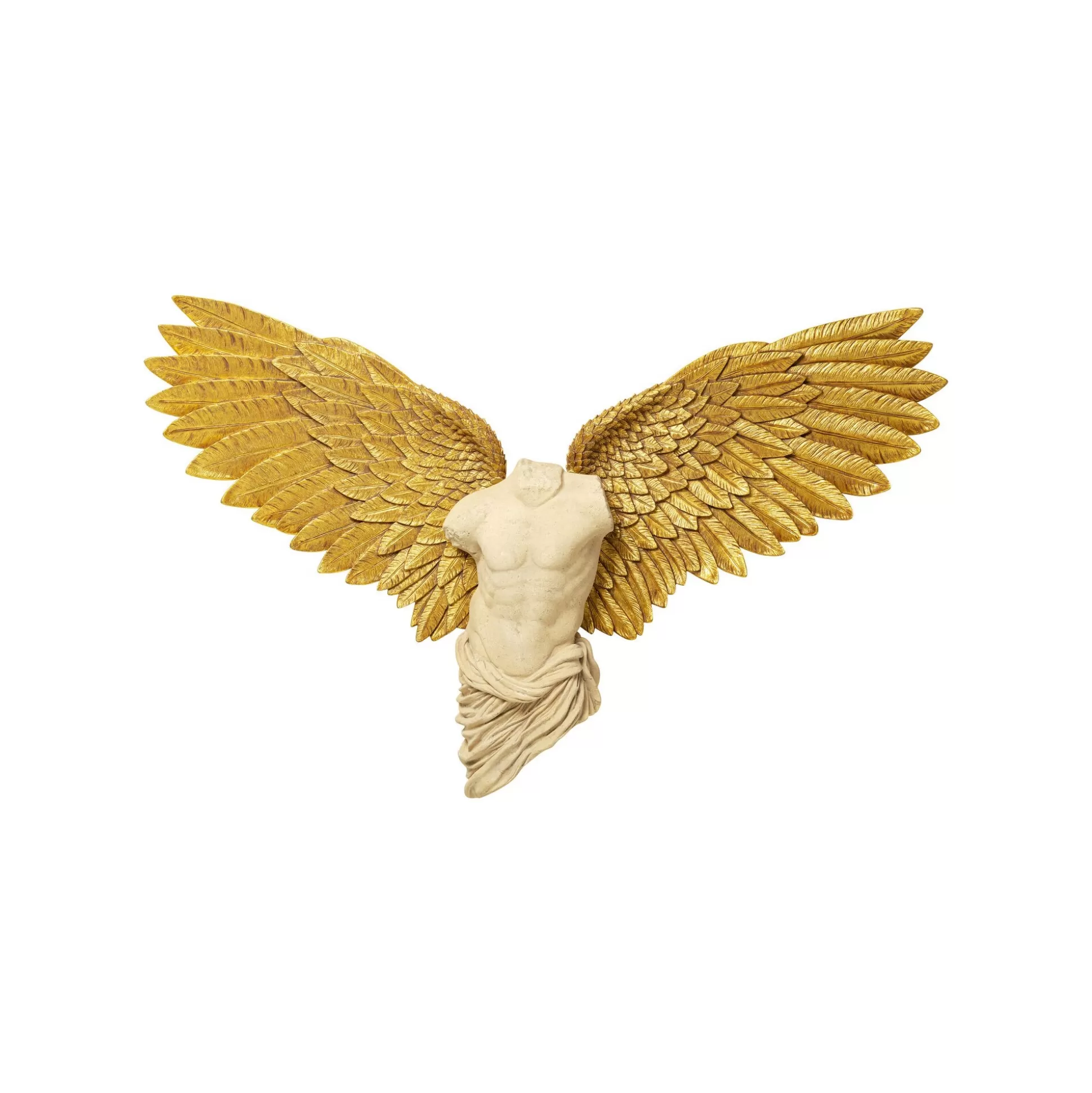 Déco Murale Buste Homme Ailes Dorées 208x136cm ^KARE Design Cheap