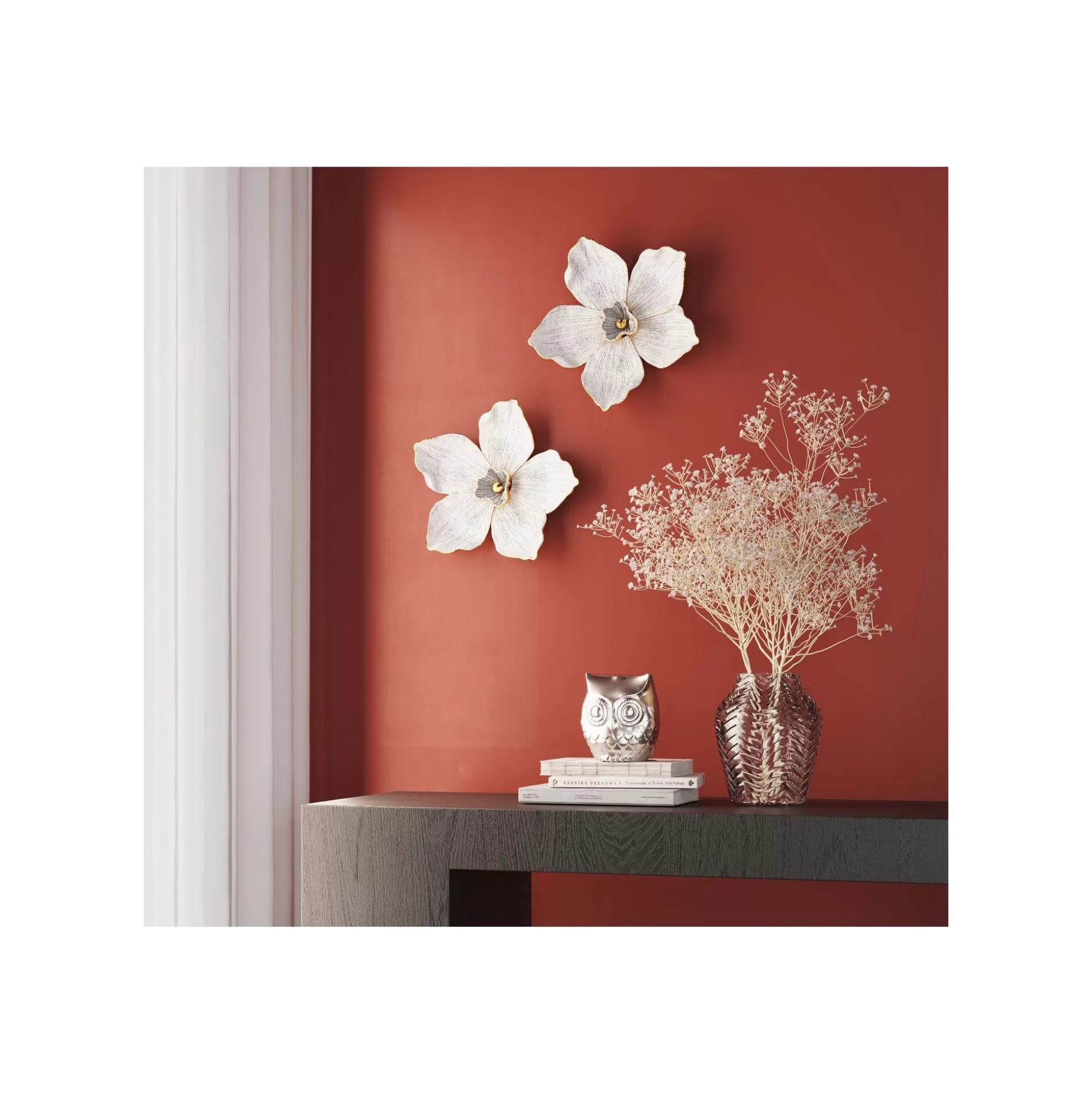 Déco Murale Orchidée Blanche 25cm ^KARE Design Flash Sale