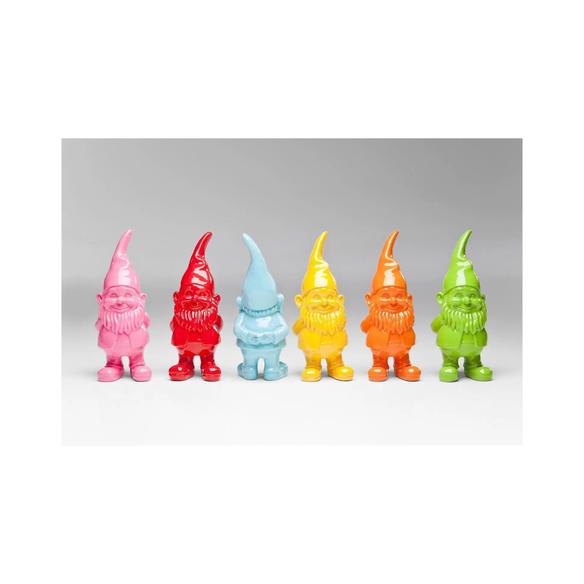 Déco Nains Multicolores Set De 6 ^KARE Design Fashion