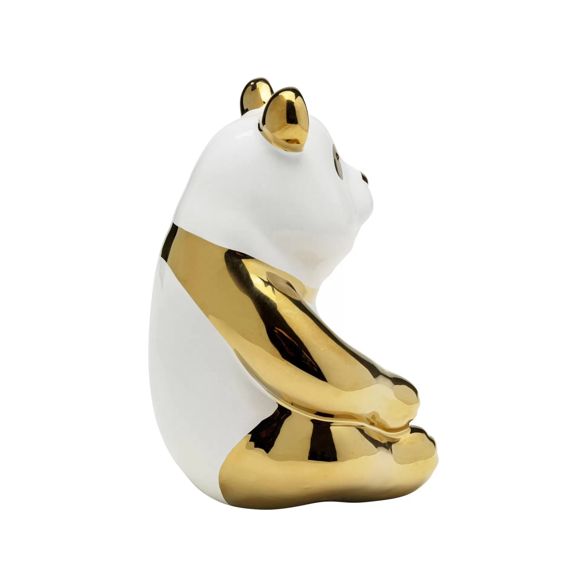 Déco Panda Doré Et Blanc Assis 19cm ^KARE Design Best