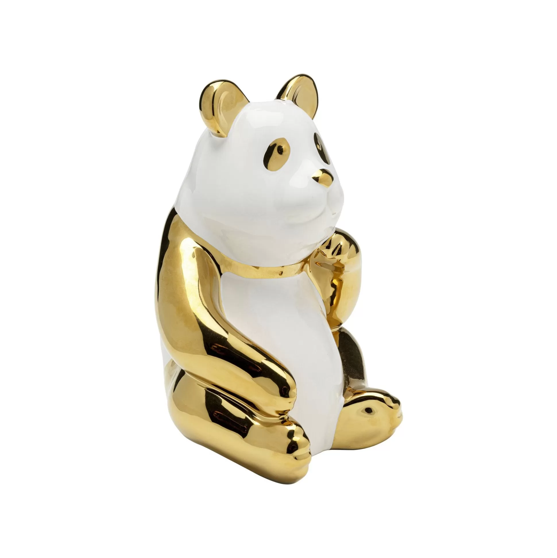 Déco Panda Doré Et Blanc Assis 19cm ^KARE Design Best