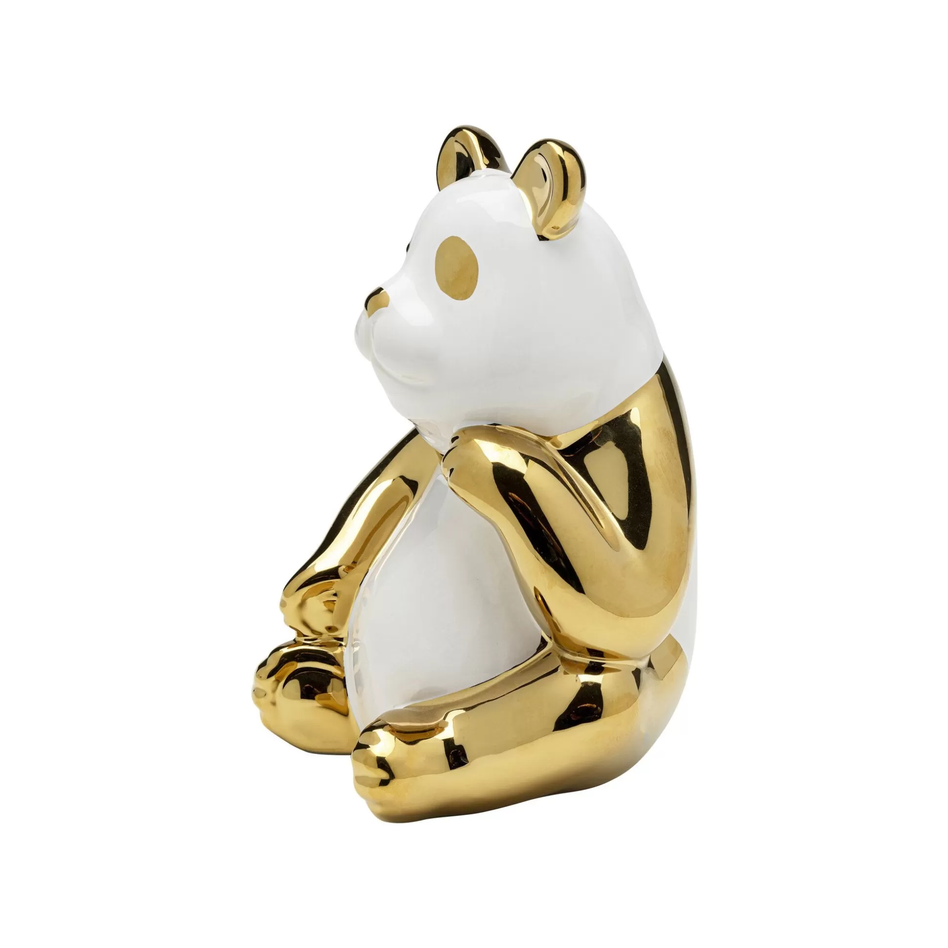 Déco Panda Doré Et Blanc Assis 19cm ^KARE Design Best