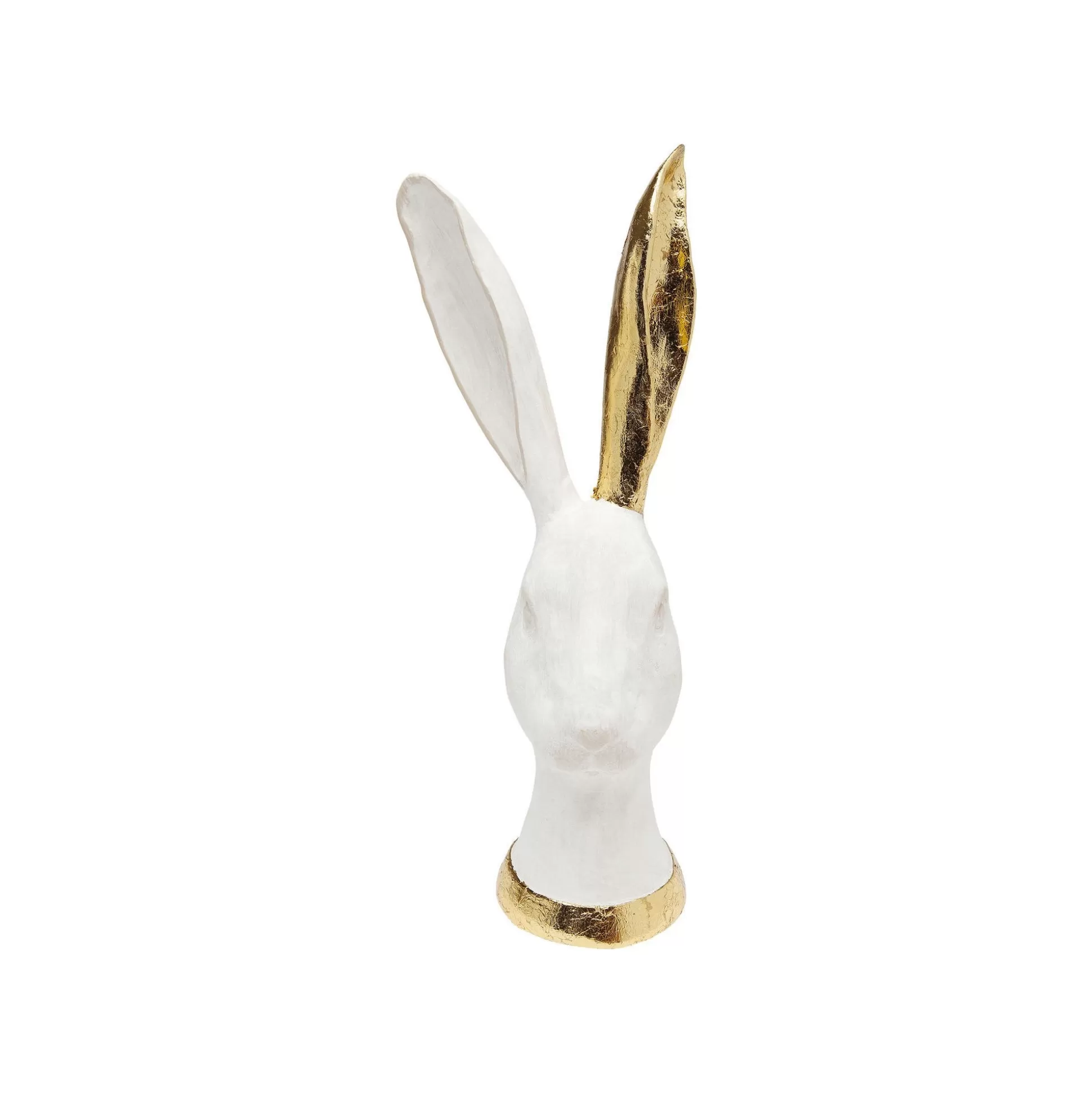 Déco Tête De Lapin Blanc Et Doré 30cm ^KARE Design Flash Sale