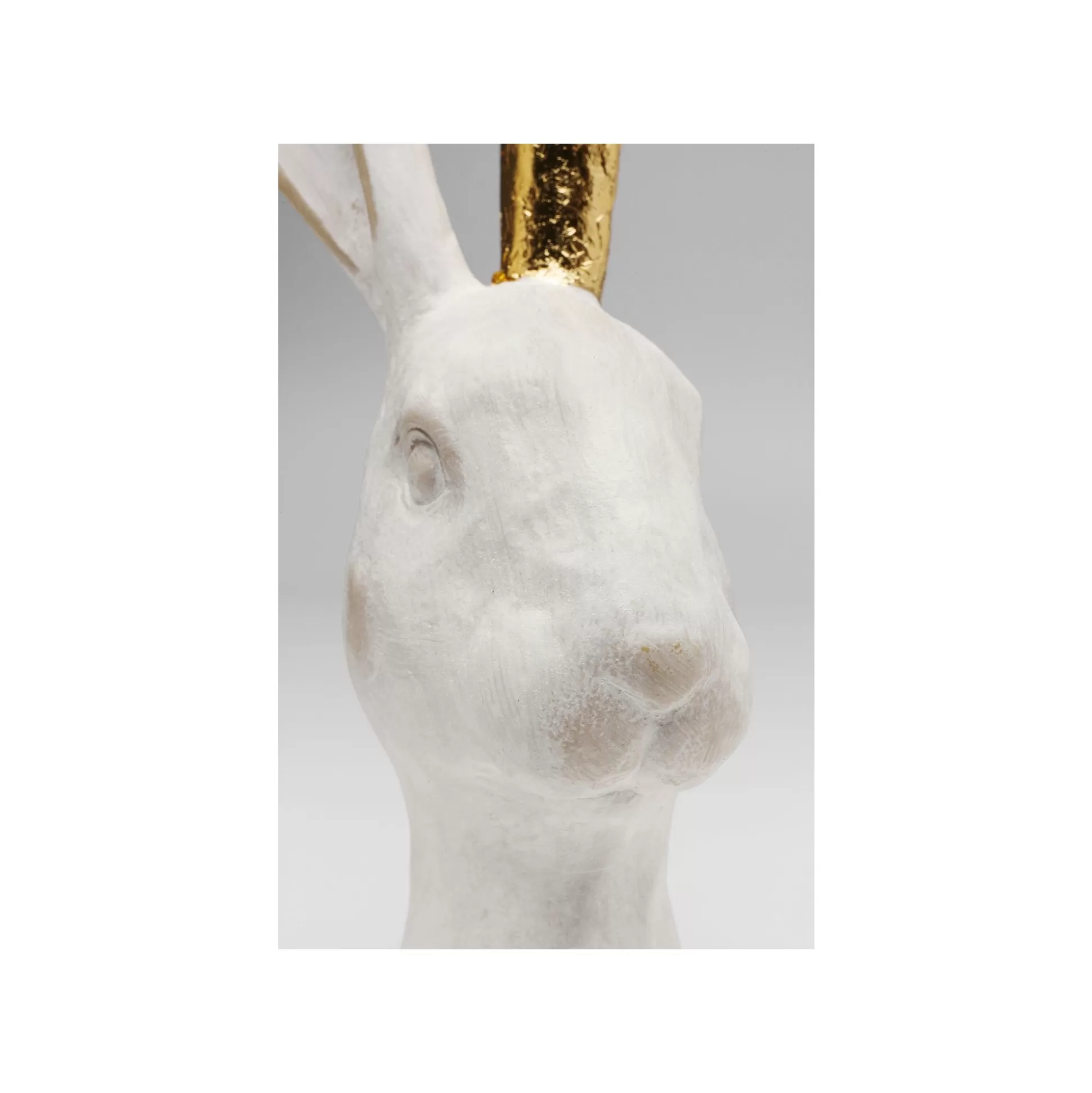 Déco Tête De Lapin Blanc Et Doré 30cm ^KARE Design Flash Sale