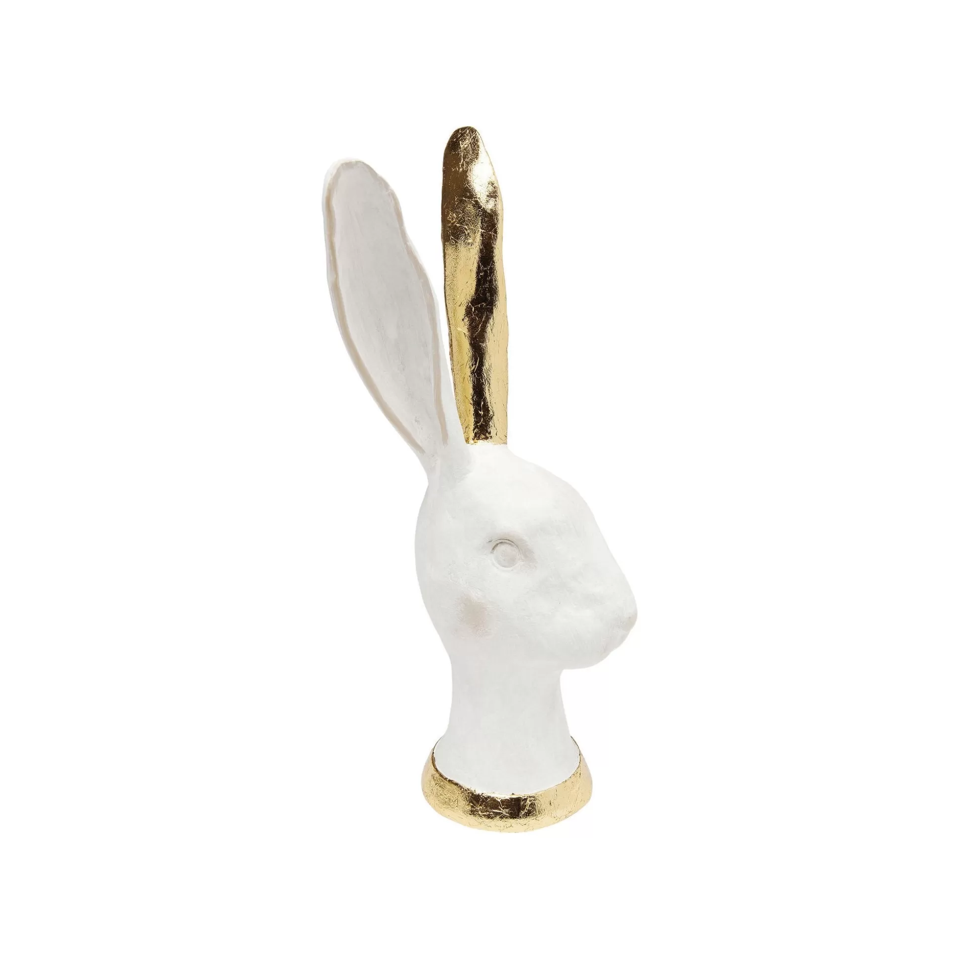 Déco Tête De Lapin Blanc Et Doré 30cm ^KARE Design Flash Sale