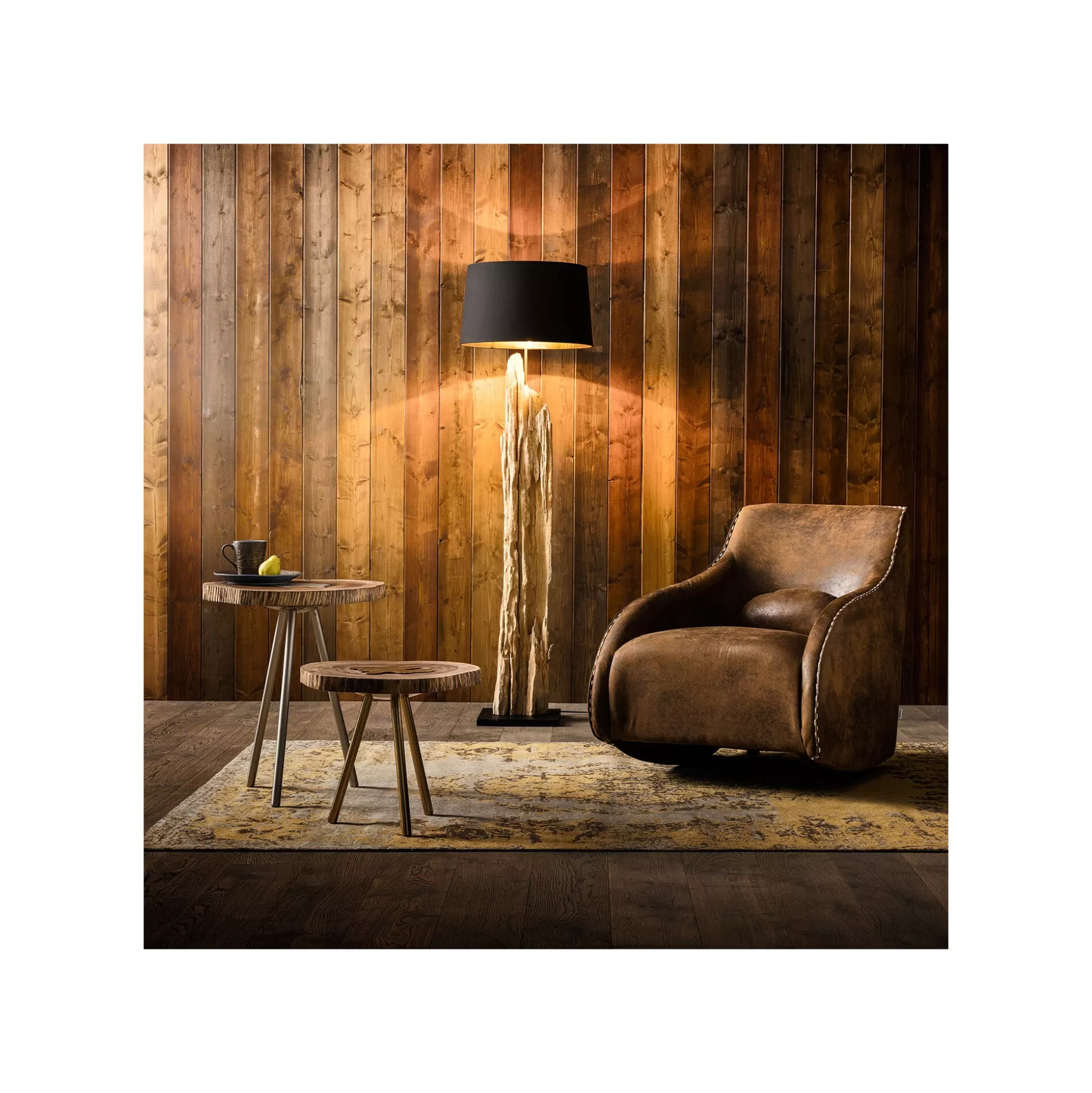 Fauteuil à Bascule Swing Ritmo Vintage Marron ^KARE Design Cheap