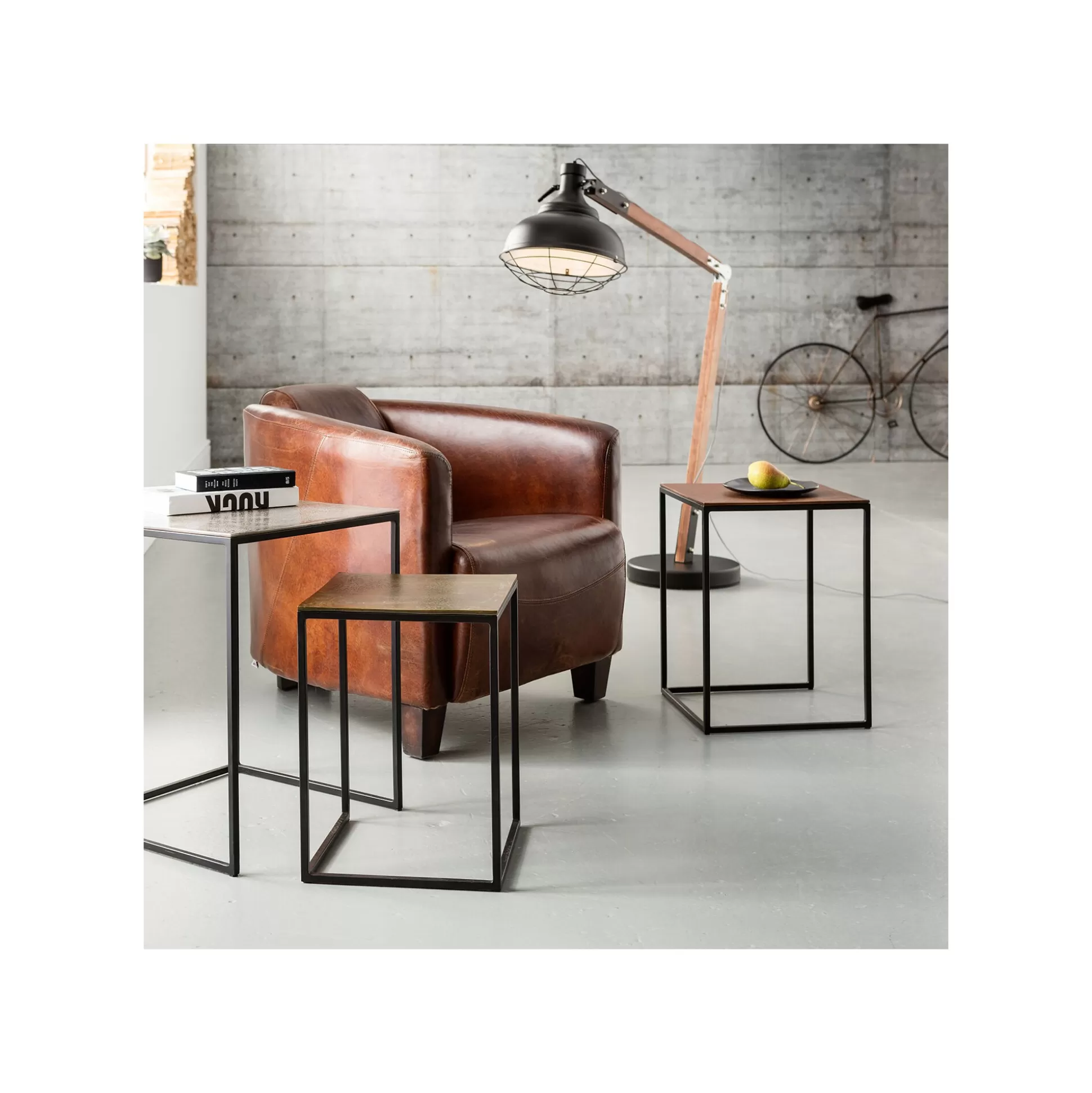 Fauteuil Cigar Lounge Cuir Vintage ^KARE Design Store