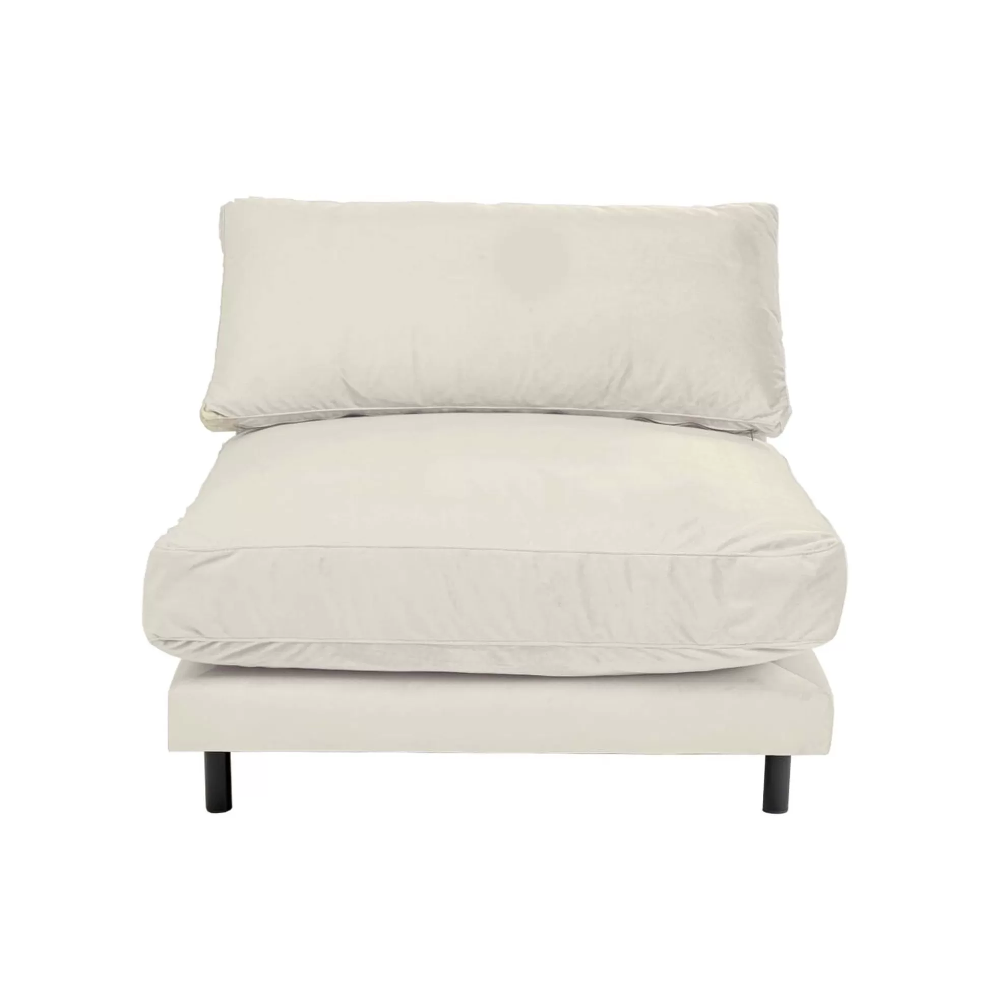 Fauteuil Discovery Velours Crème ^KARE Design Flash Sale