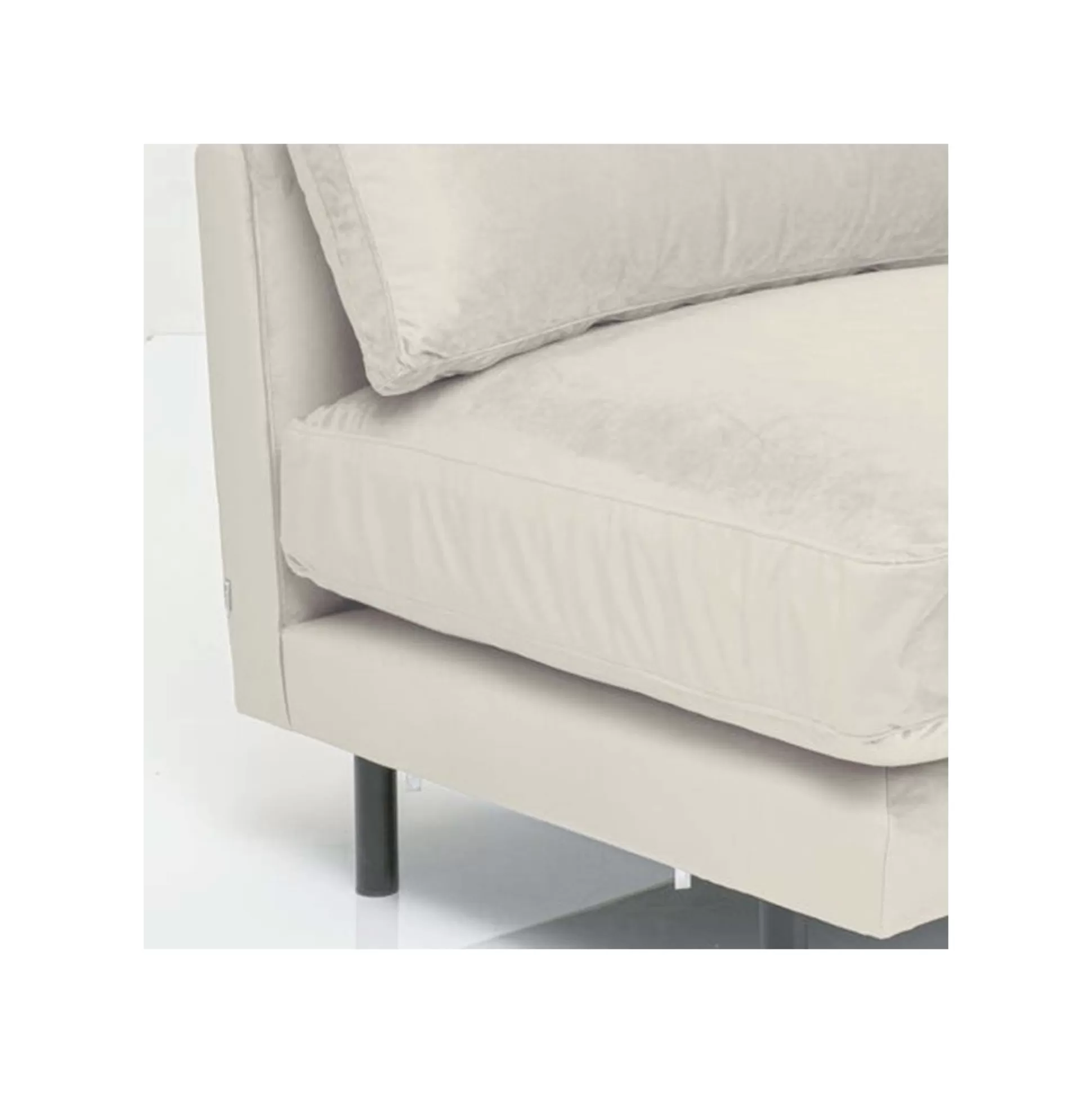 Fauteuil Discovery Velours Crème ^KARE Design Flash Sale