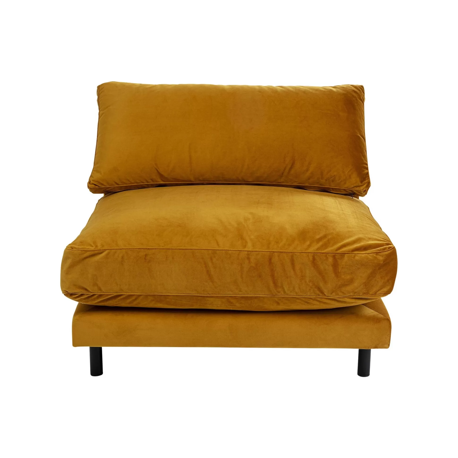 Fauteuil Discovery Velours Ocre ^KARE Design Flash Sale