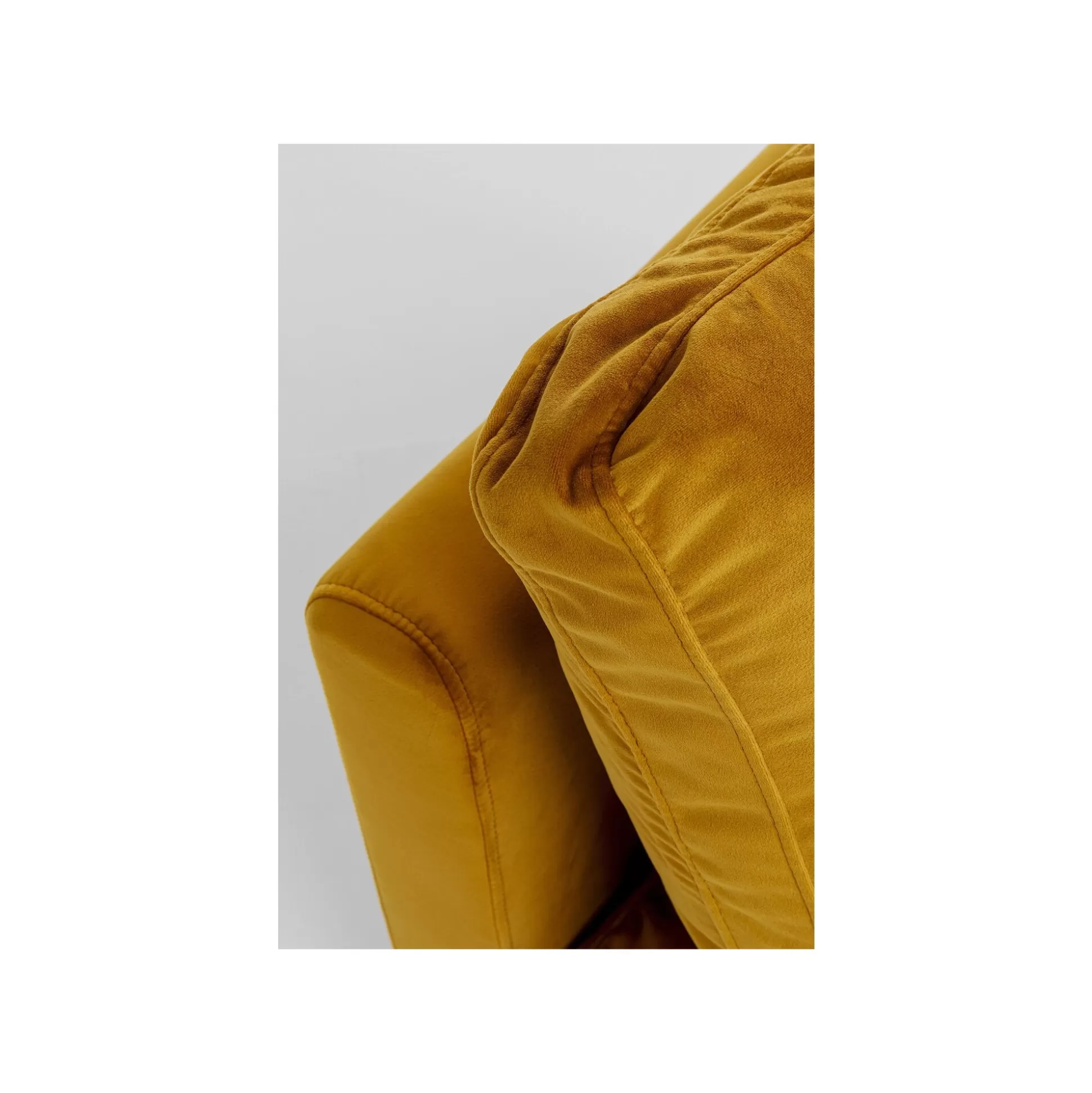 Fauteuil Discovery Velours Ocre ^KARE Design Flash Sale