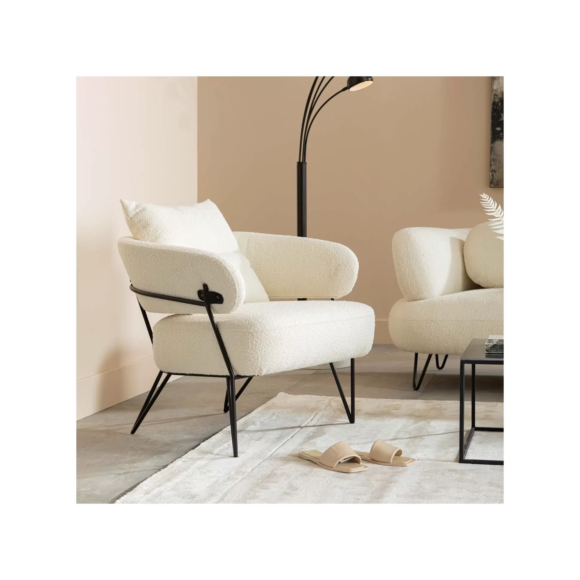 Fauteuil Peppo Crème ^KARE Design New