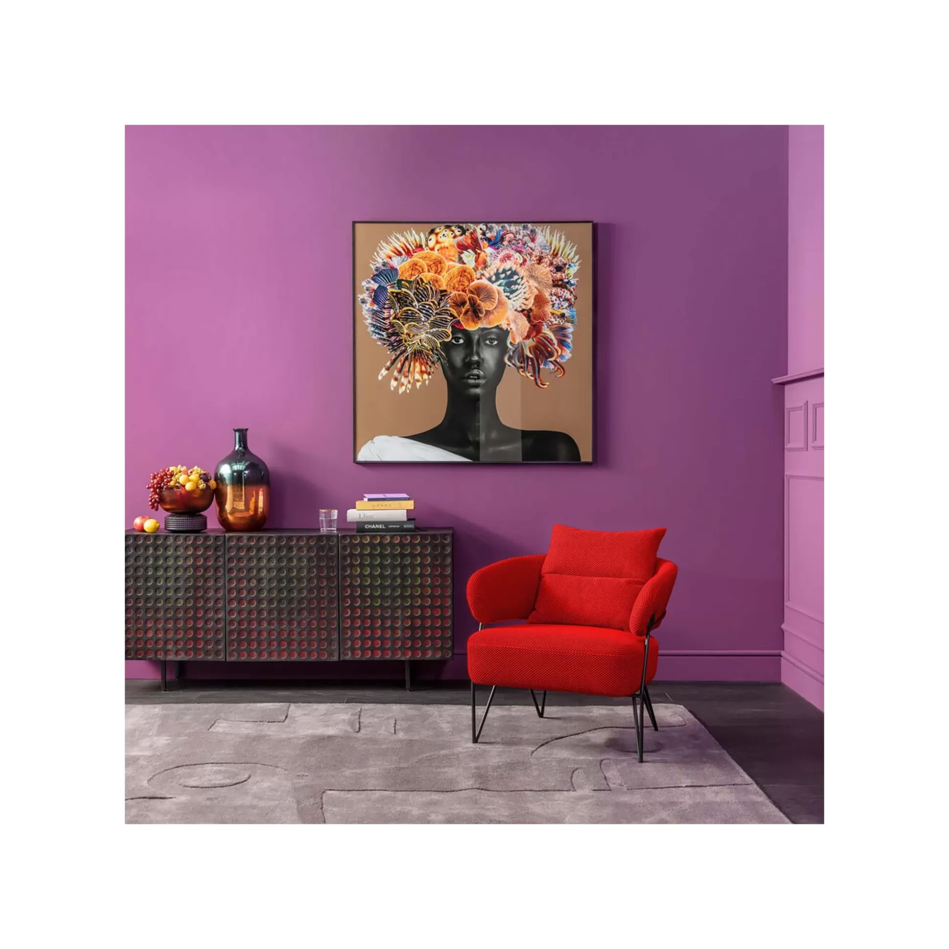 Fauteuil Peppo Rouge ^KARE Design Discount