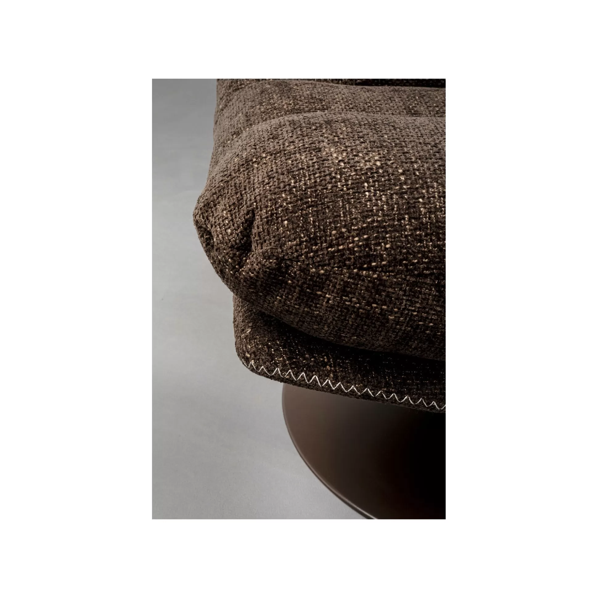 Fauteuil Pivotant Et Repose-pieds Montreal Marron ^KARE Design Best