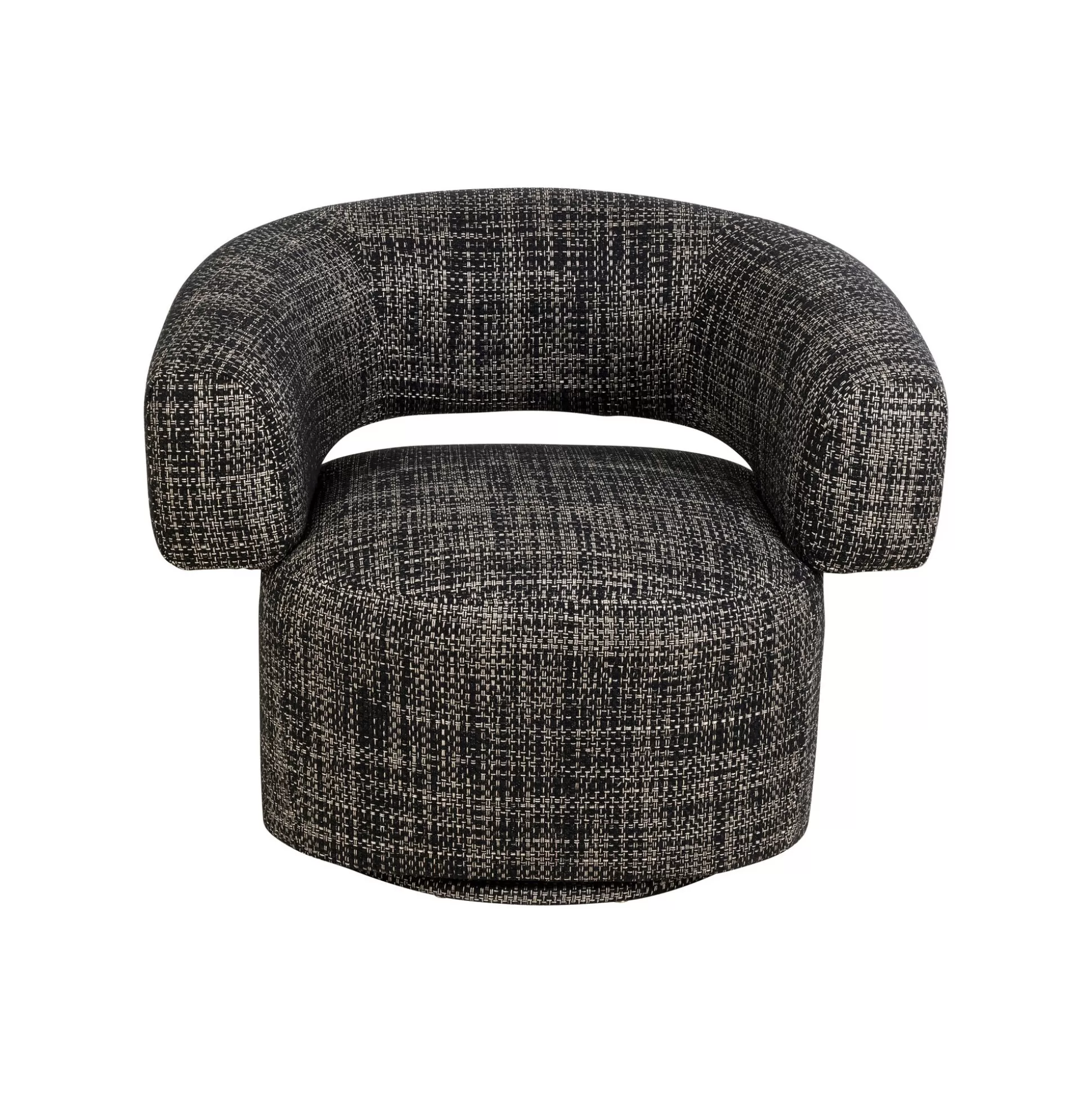 Fauteuil Pivotant Maye Bow Noir Et Blanc ^KARE Design Outlet