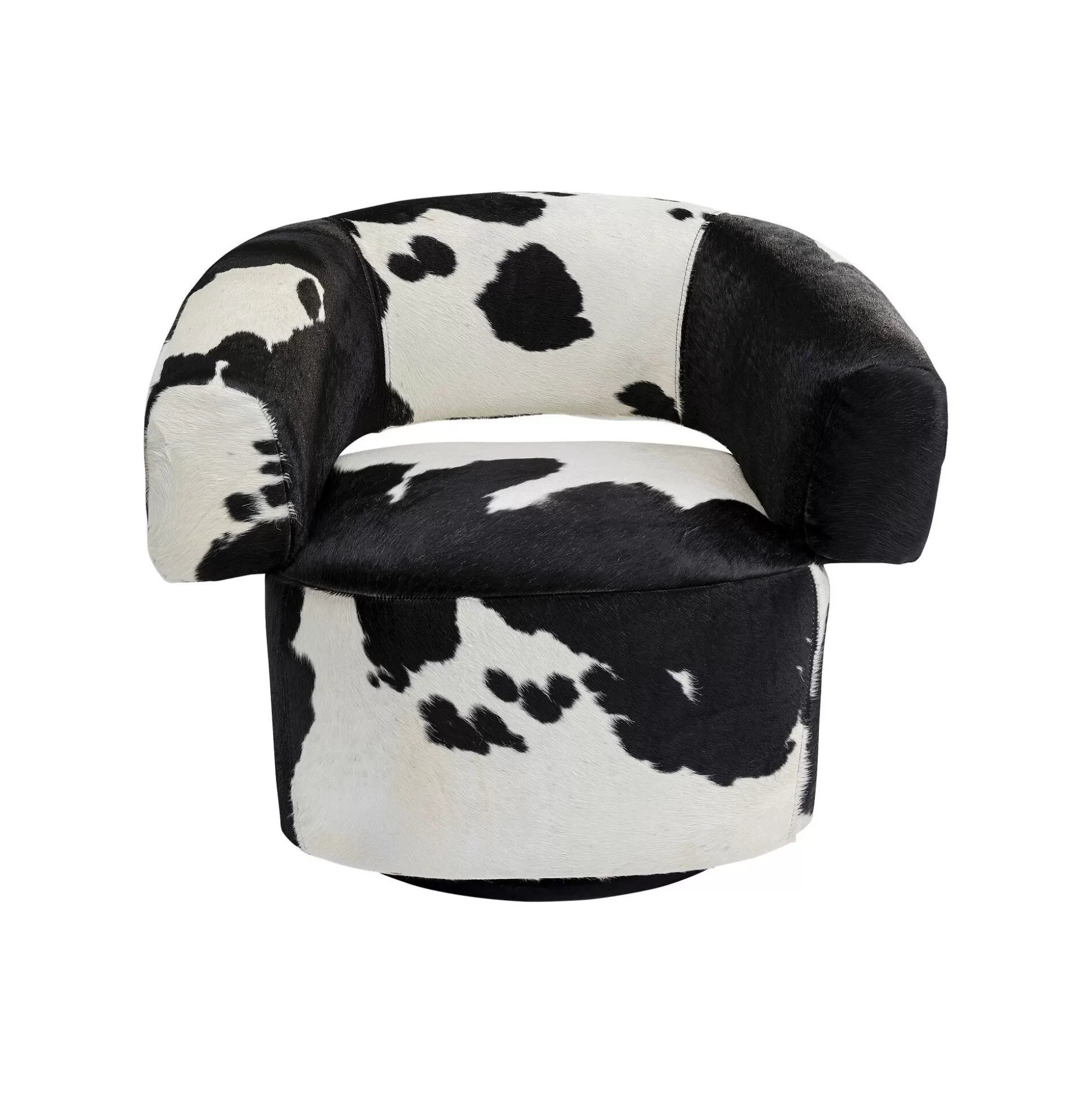 Fauteuil Pivotant Maye Noir Et Blanc ^KARE Design Hot