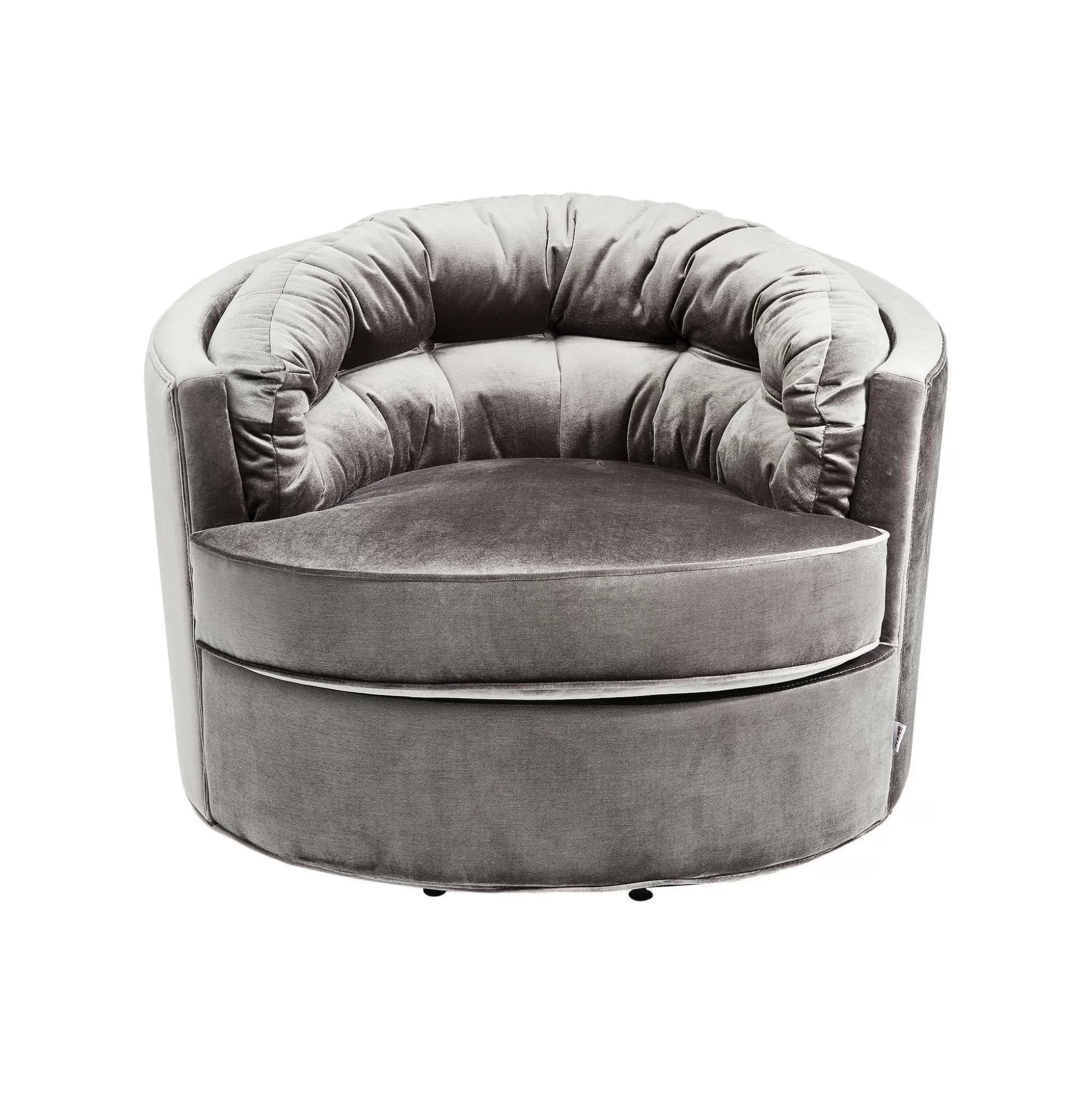 Fauteuil Pivotant Music Hall Velours Gris ^KARE Design Cheap