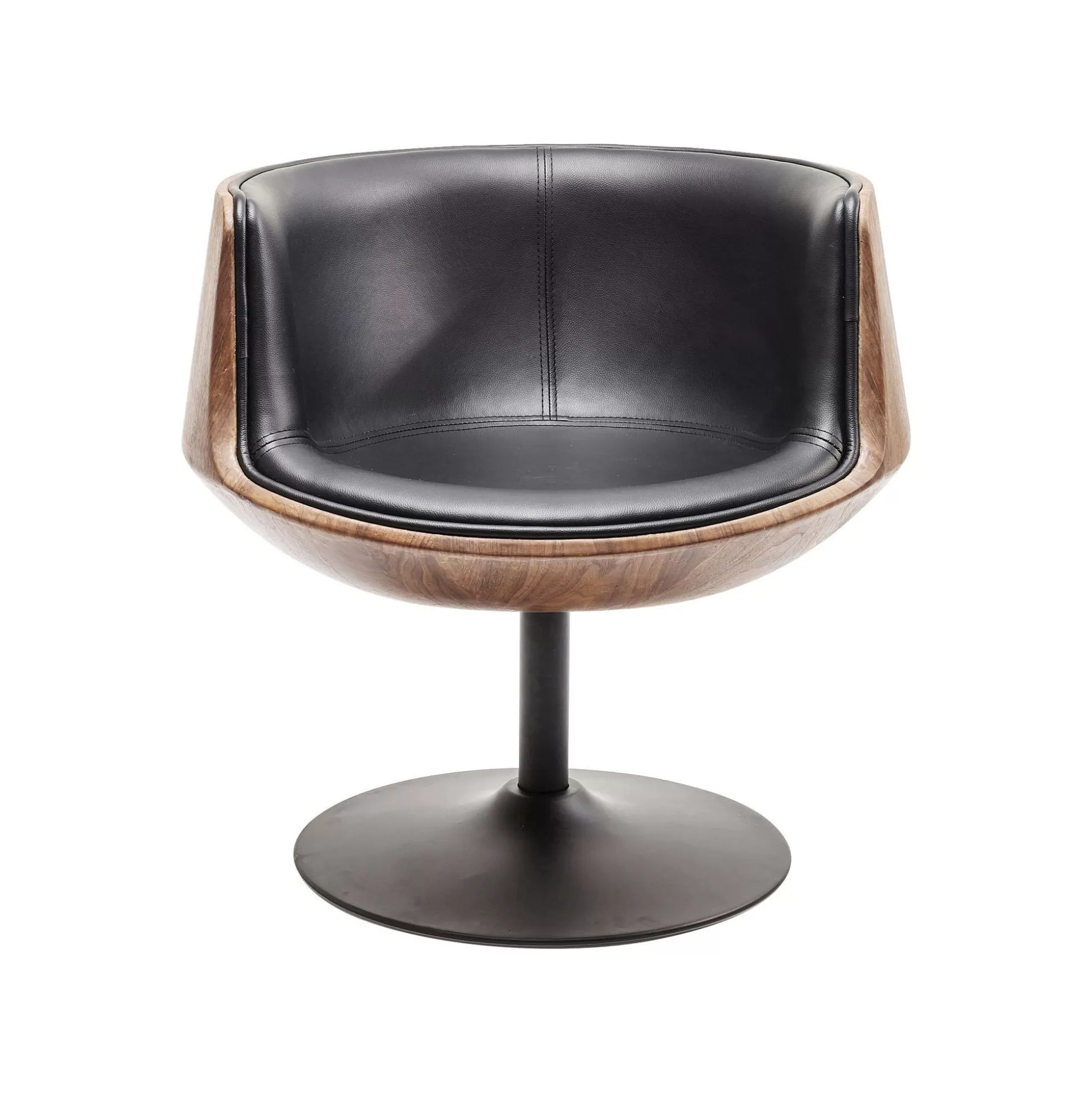 Fauteuil Pivotant Soft Noyer ^KARE Design Shop