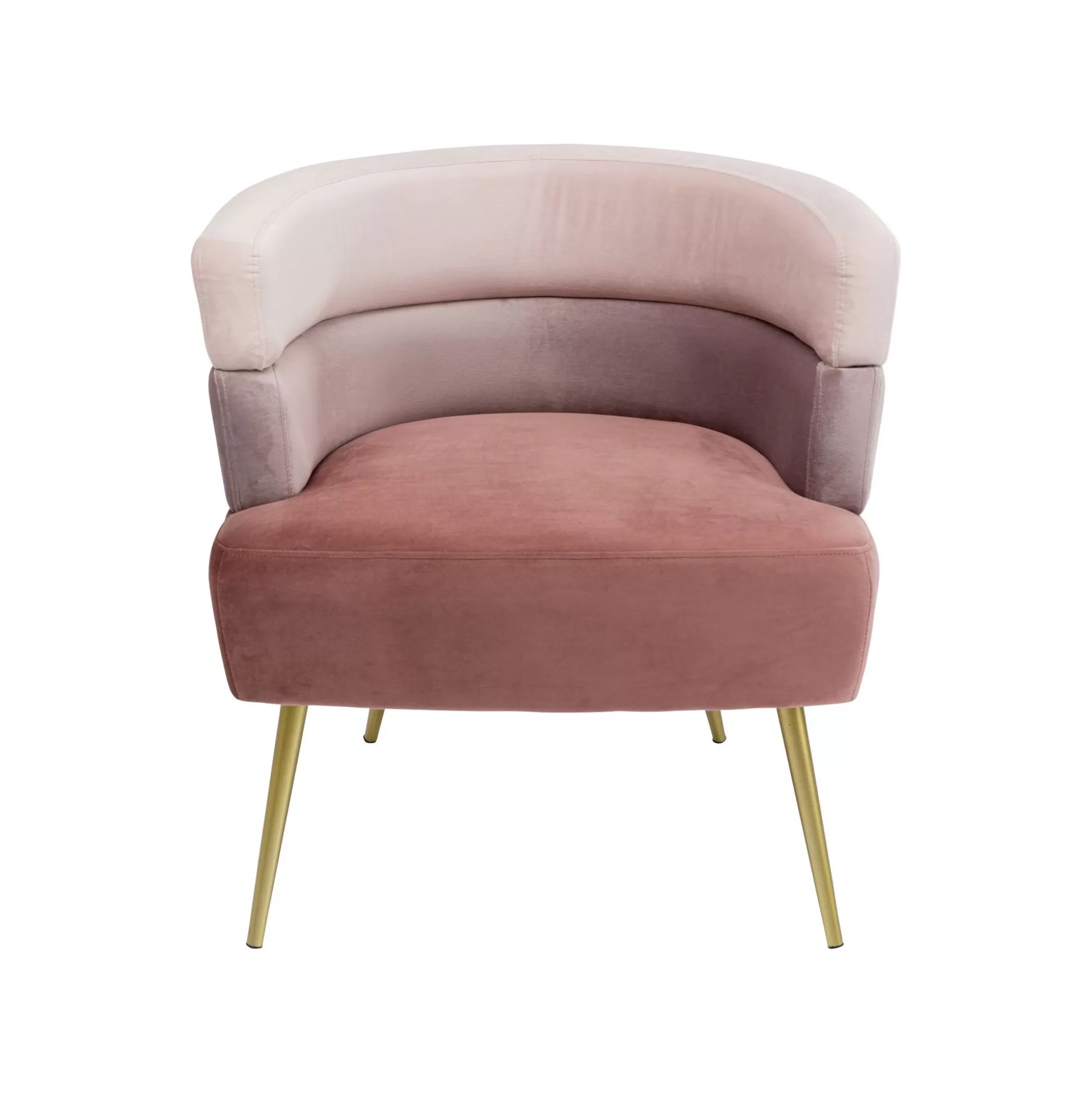 Fauteuil Sandwich Velours Rose ^KARE Design Cheap