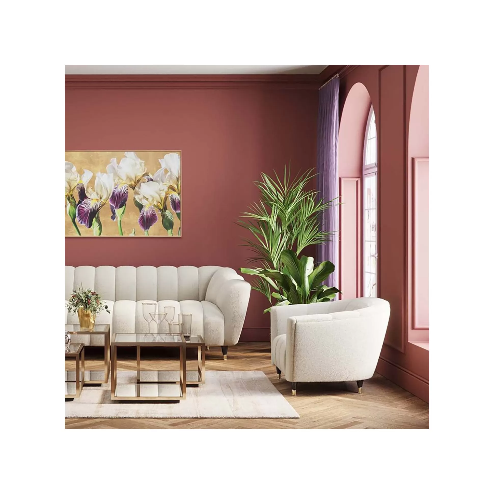 Fauteuil Spectra Crème ^KARE Design Discount