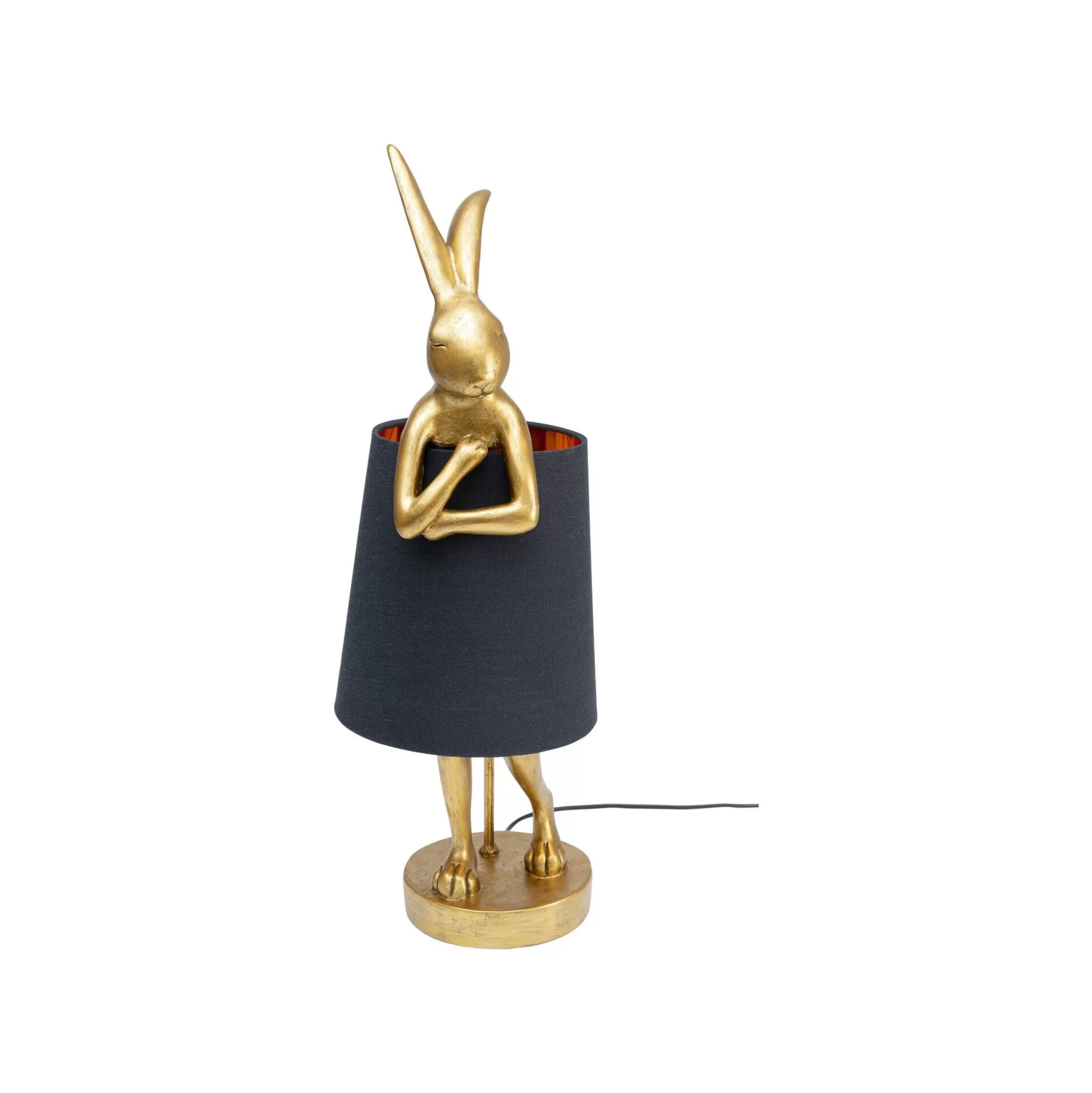 Lampe Animal Lapin Dorée Et Noire 68cm ^KARE Design Best