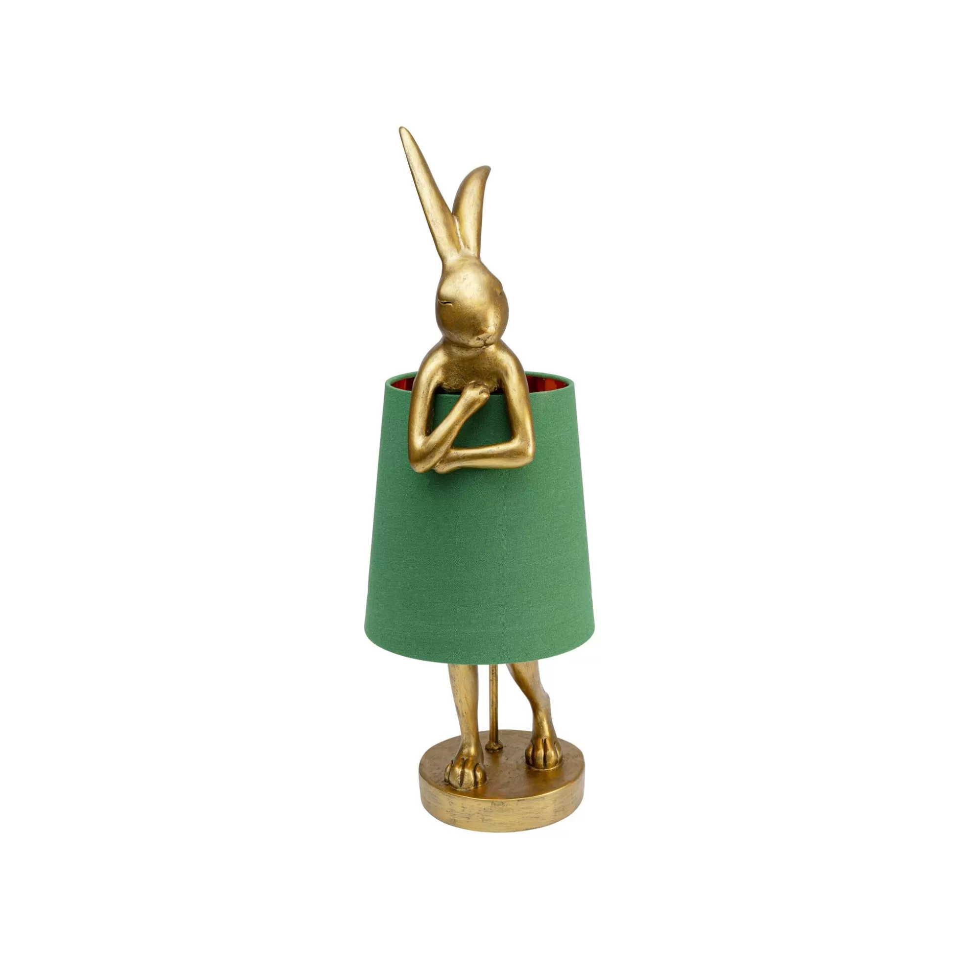 Lampe Animal Lapin Dorée Et Verte 68cm ^KARE Design Cheap