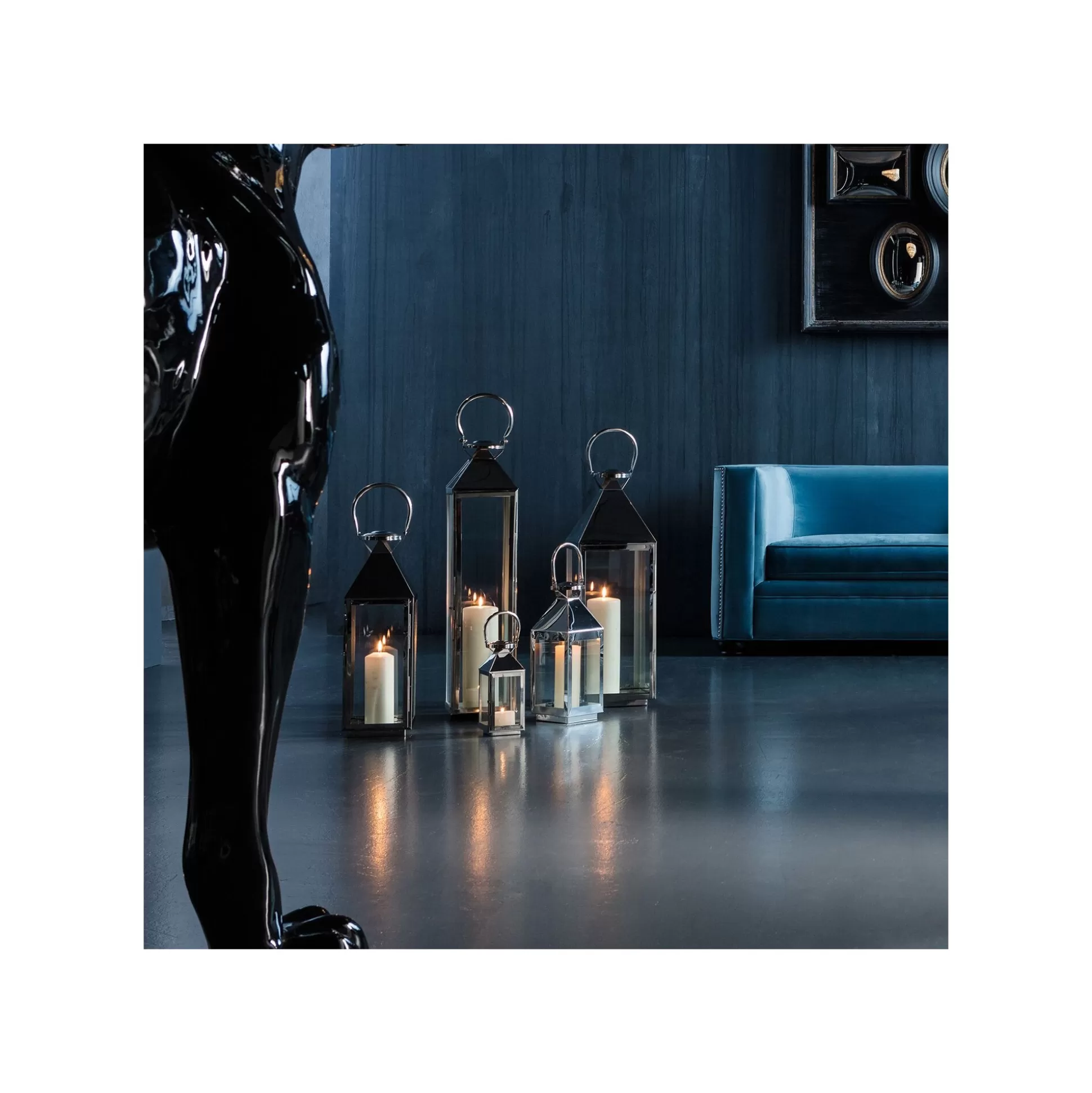 Lanternes Giardino Set De 4 Argentées ^KARE Design Store