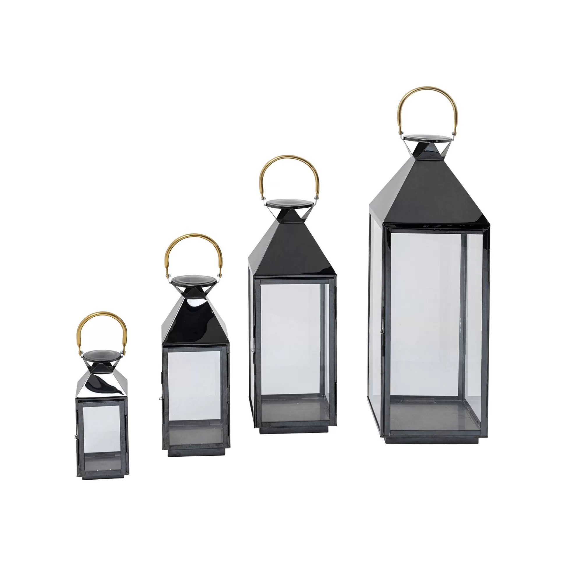 Lanternes Giardino Set De 4 Noires ^KARE Design Best