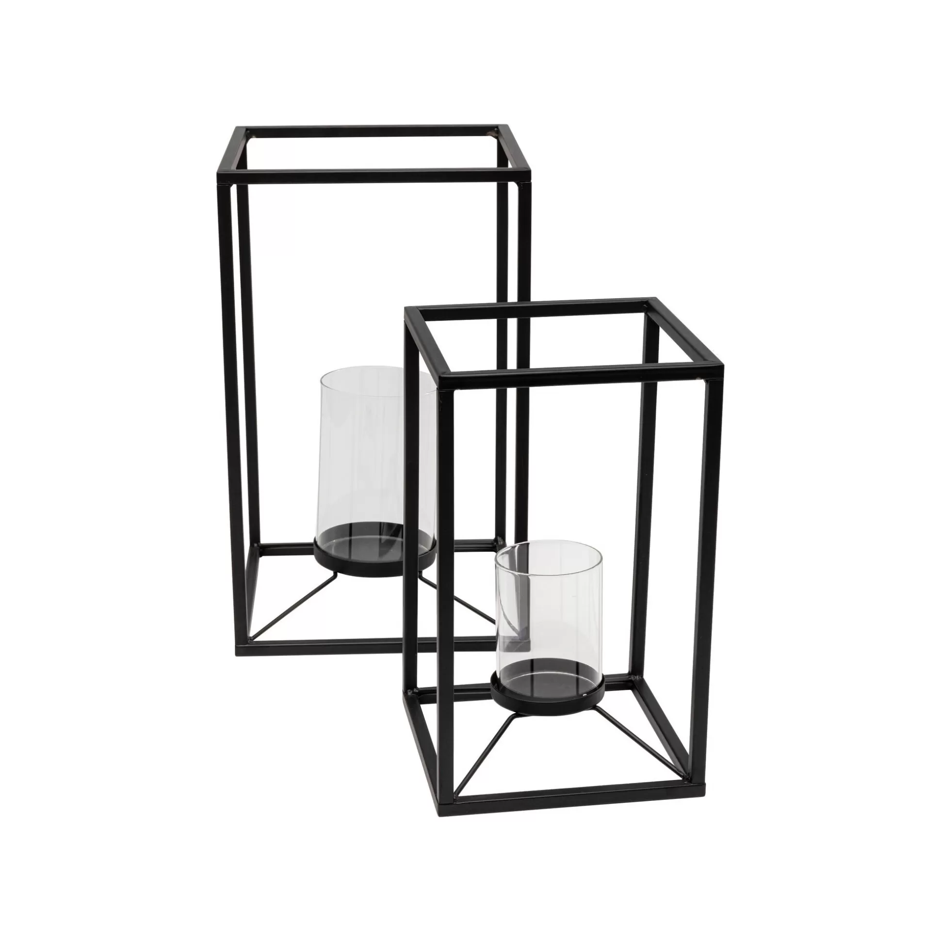 Lanternes Lito Noires Set De 2 ^KARE Design Discount