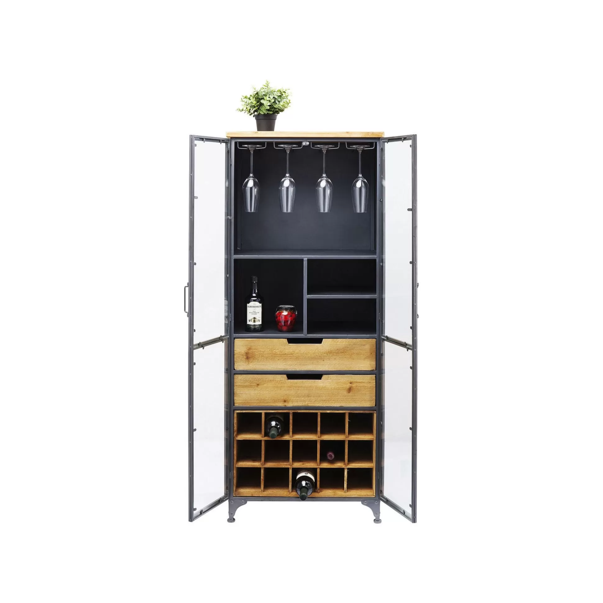Meuble Range Bouteilles Refugio ^KARE Design Discount