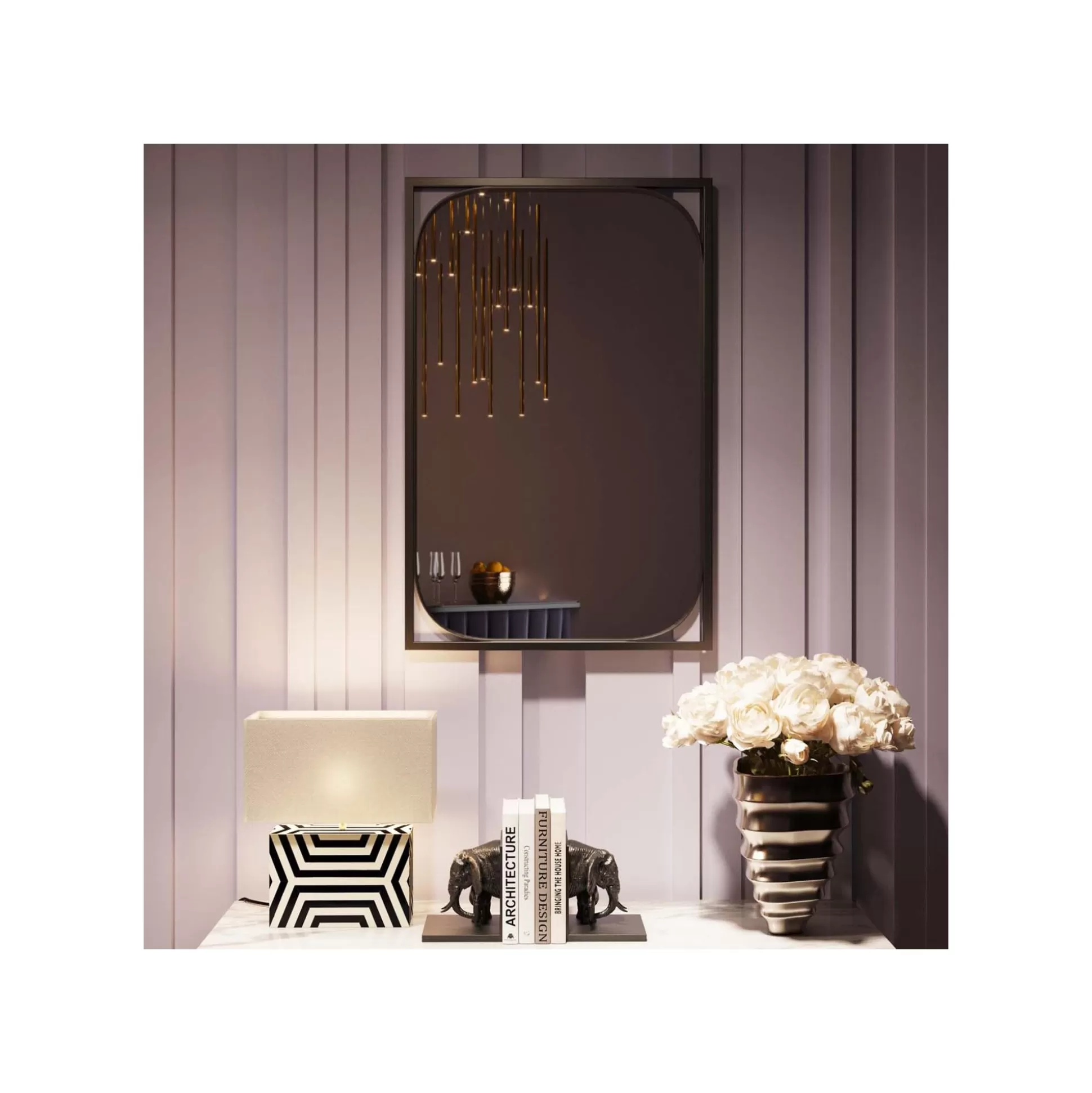 Miroir Bonita Noir 109x71cm ^KARE Design New