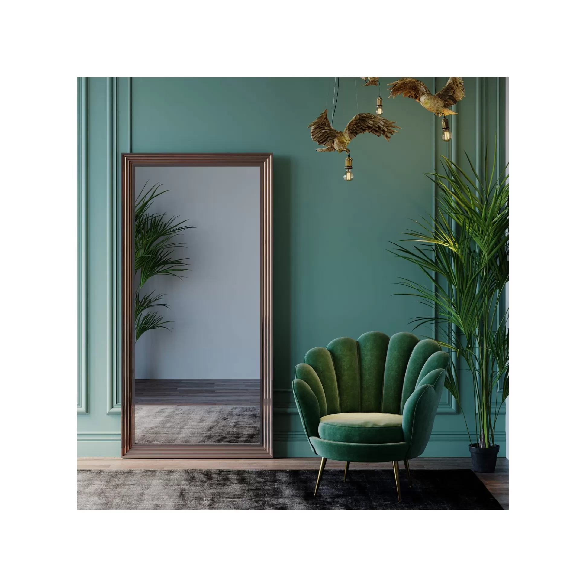Miroir Frame Argenté 180x90cm ^KARE Design Best Sale