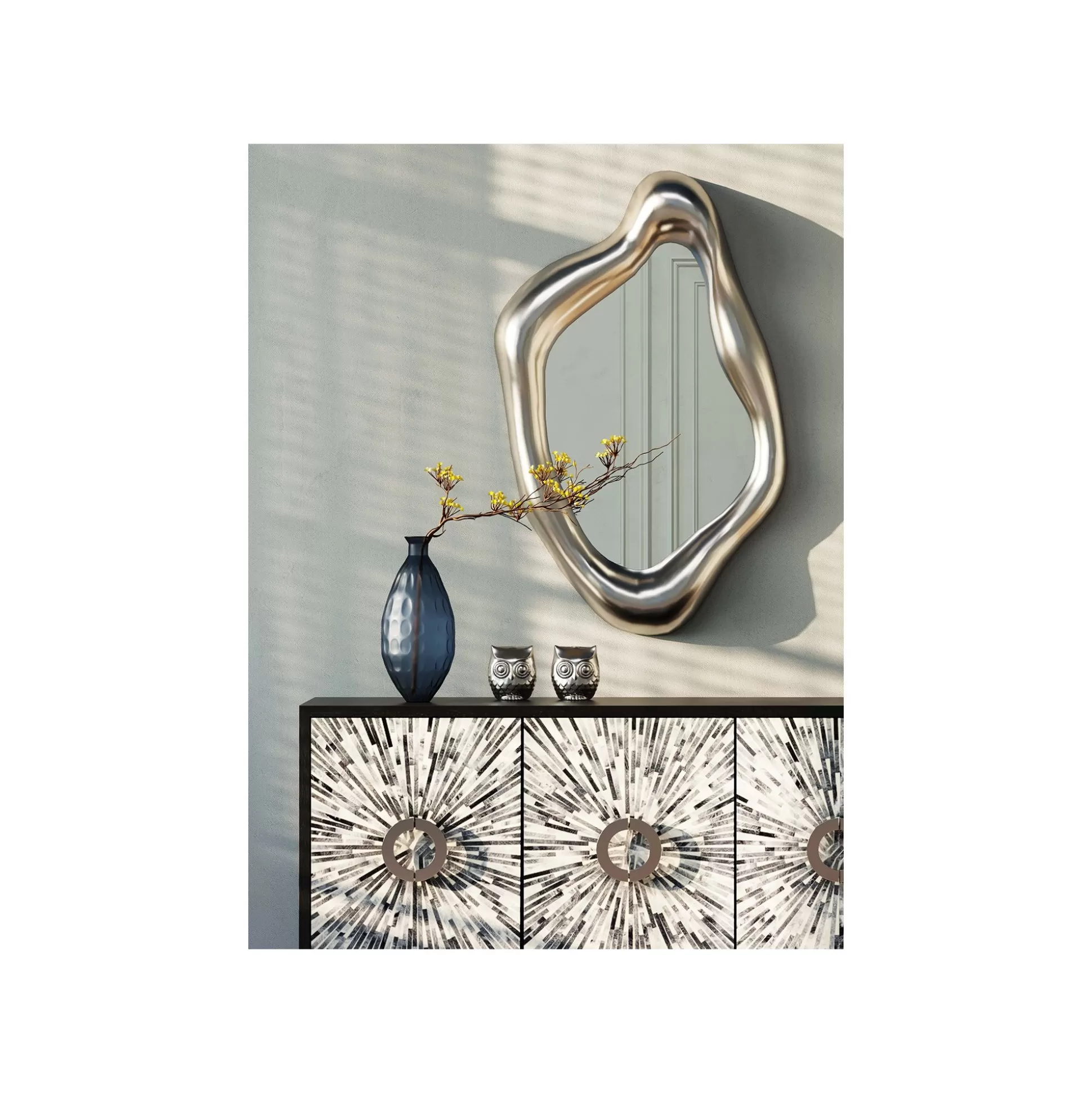 Miroir Hologram 117x68cm Argenté ^KARE Design Online