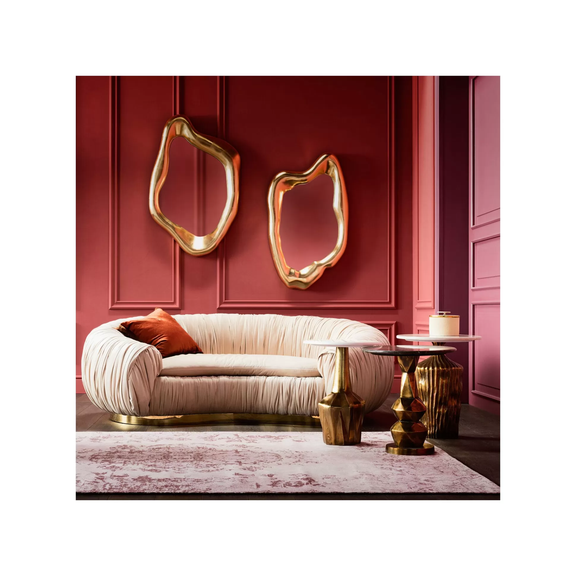 Miroir Hologram 117x68cm Doré ^KARE Design Sale