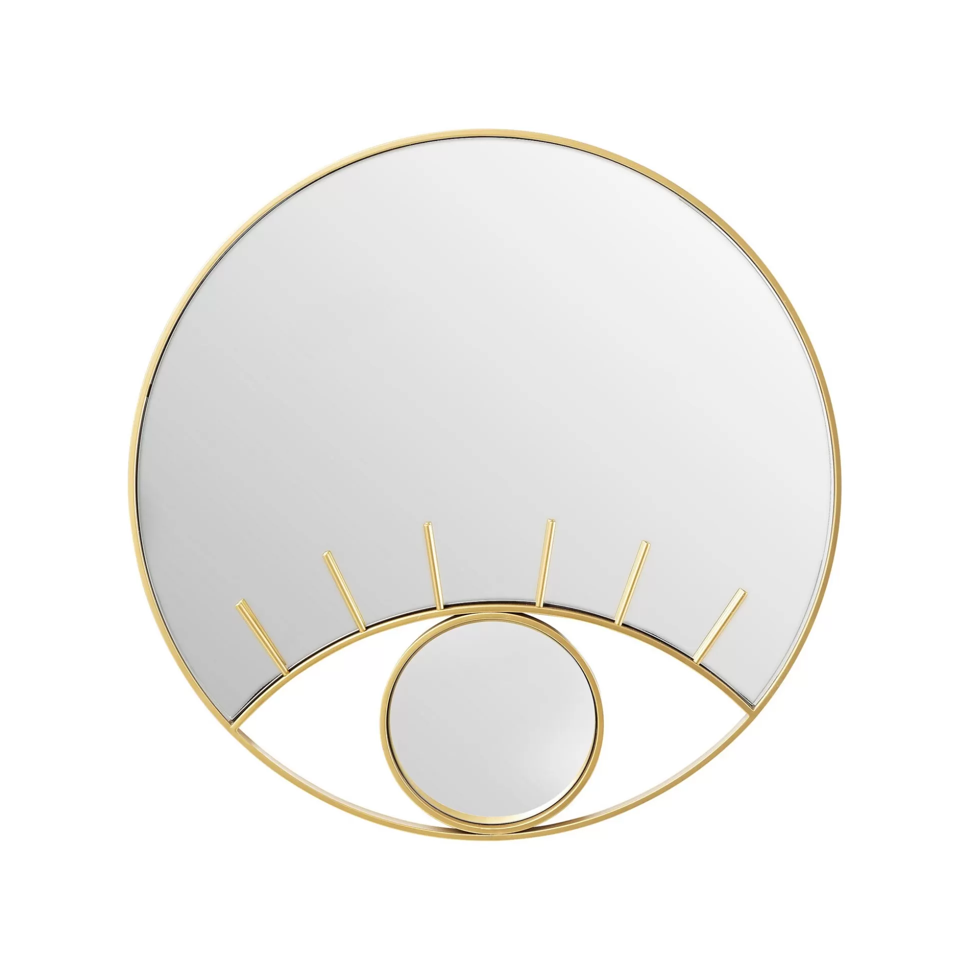Miroir Occhi Oeil Doré 100cm ^KARE Design Online