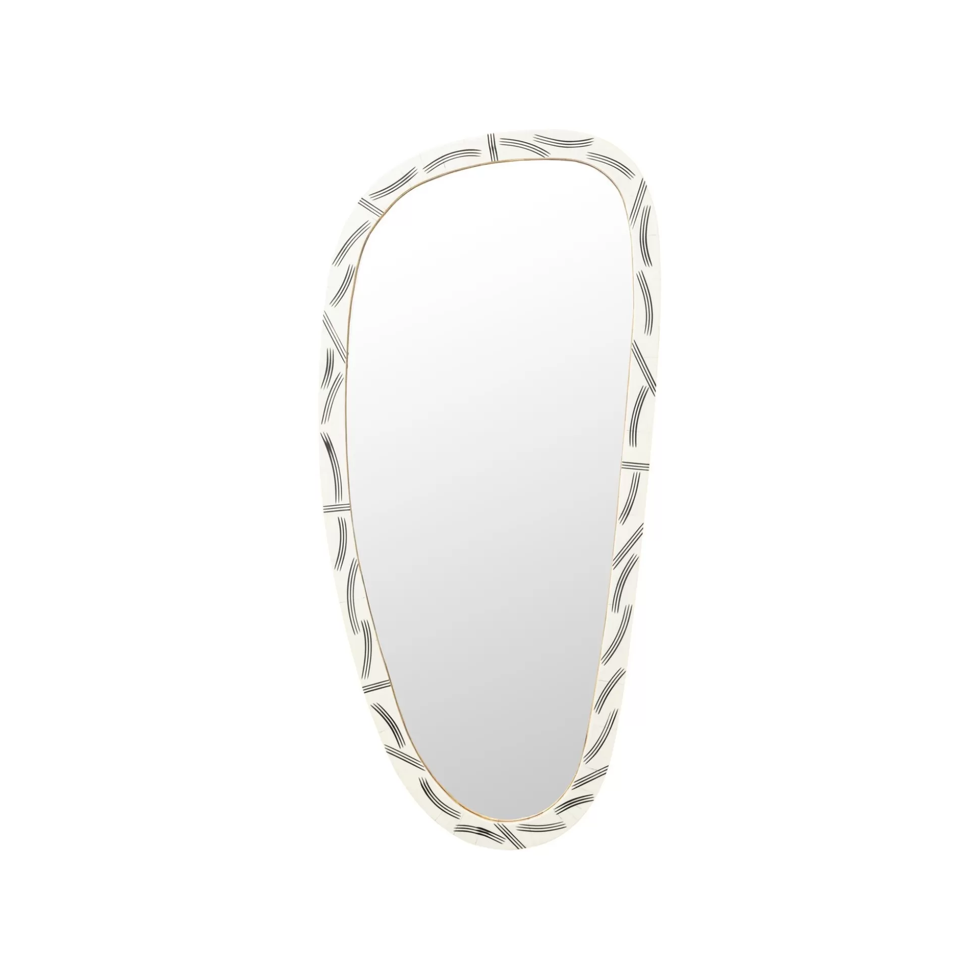 Miroir Planos 93x43cm Blanc ^KARE Design New