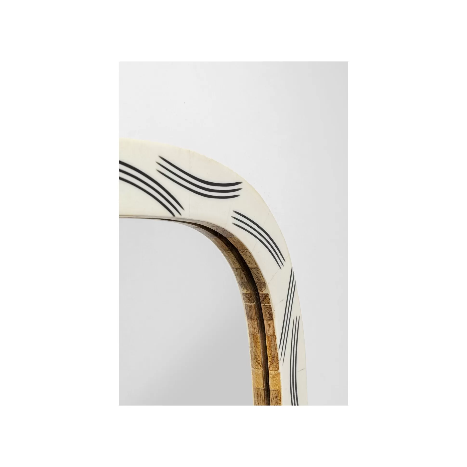 Miroir Planos 93x43cm Blanc ^KARE Design New