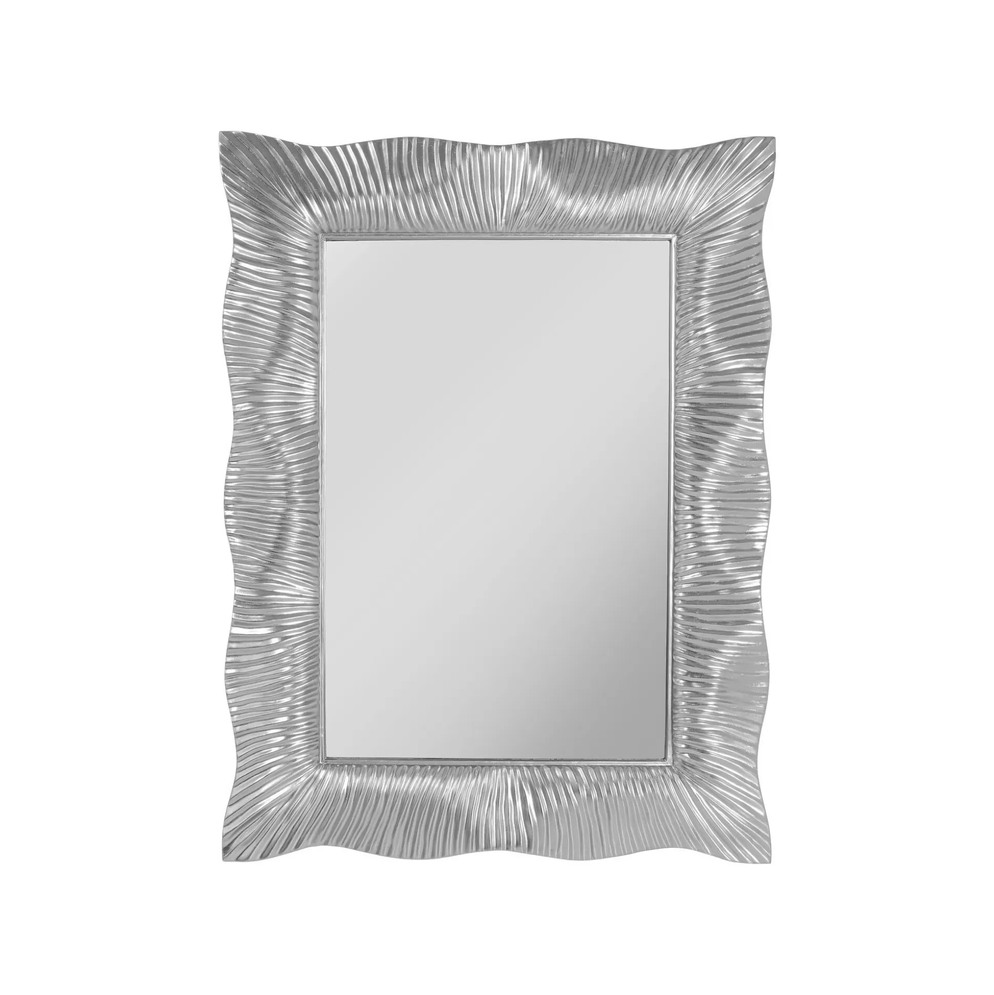 Miroir Wavy 124x94cm Argenté ^KARE Design Outlet