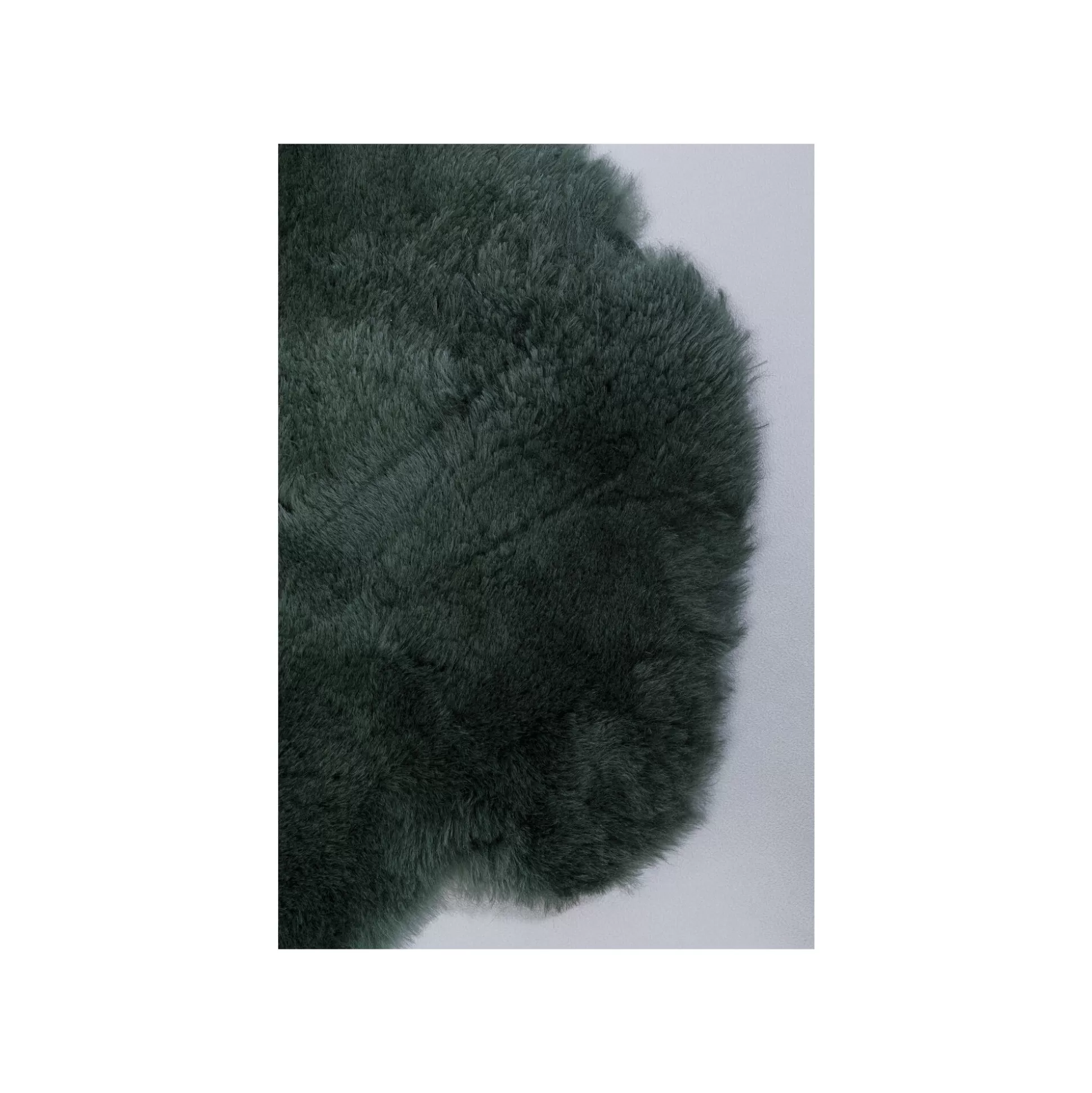 Peau De Mouton Heidi Vert Foncé 85x60cm ^KARE Design Store