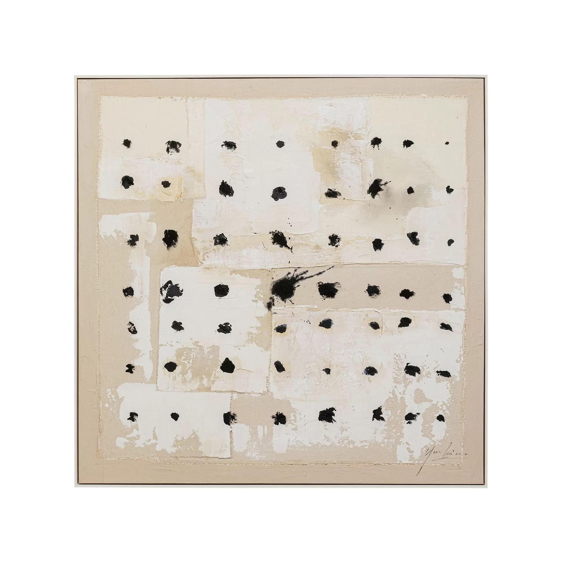 Peinture Frame Creative Dots 123x123cm ^KARE Design Sale