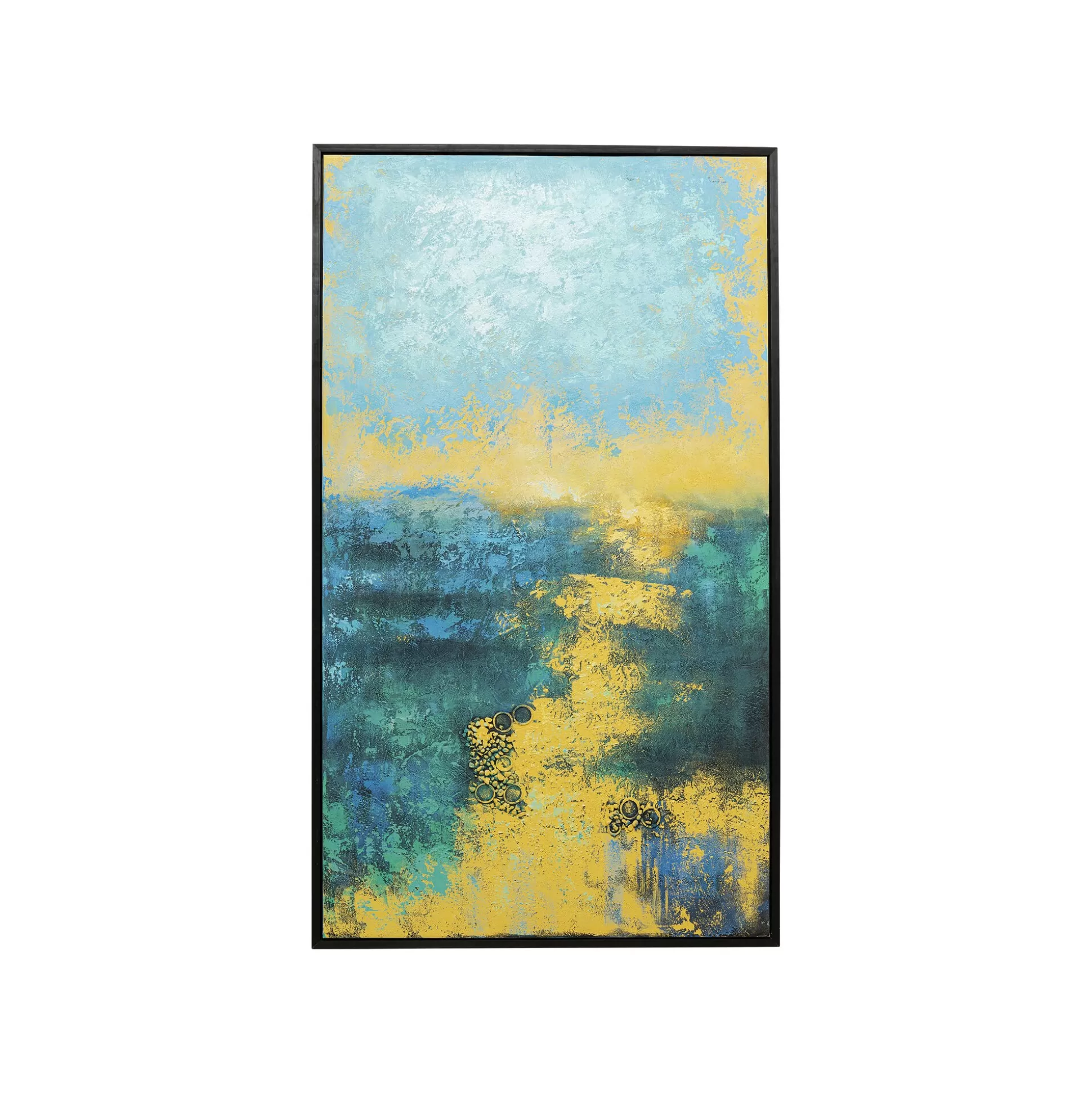 Peinture Jardin 125x215cm Bleue ^KARE Design Sale
