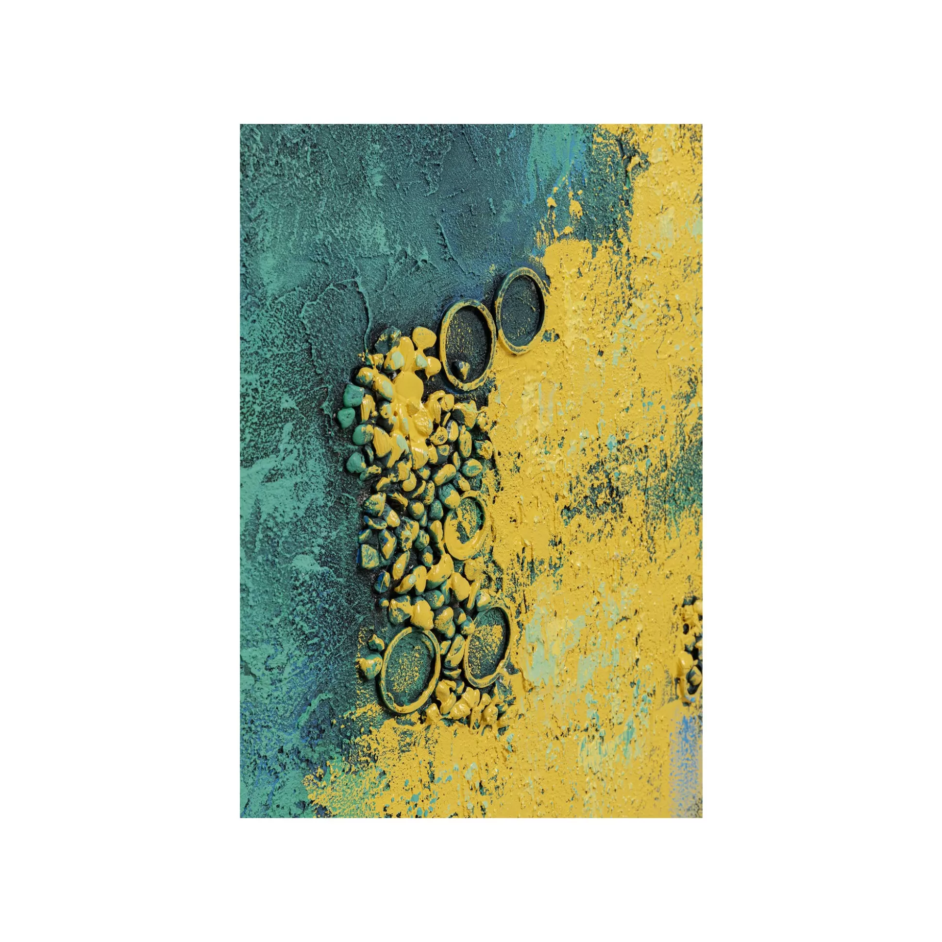 Peinture Jardin 125x215cm Bleue ^KARE Design Sale