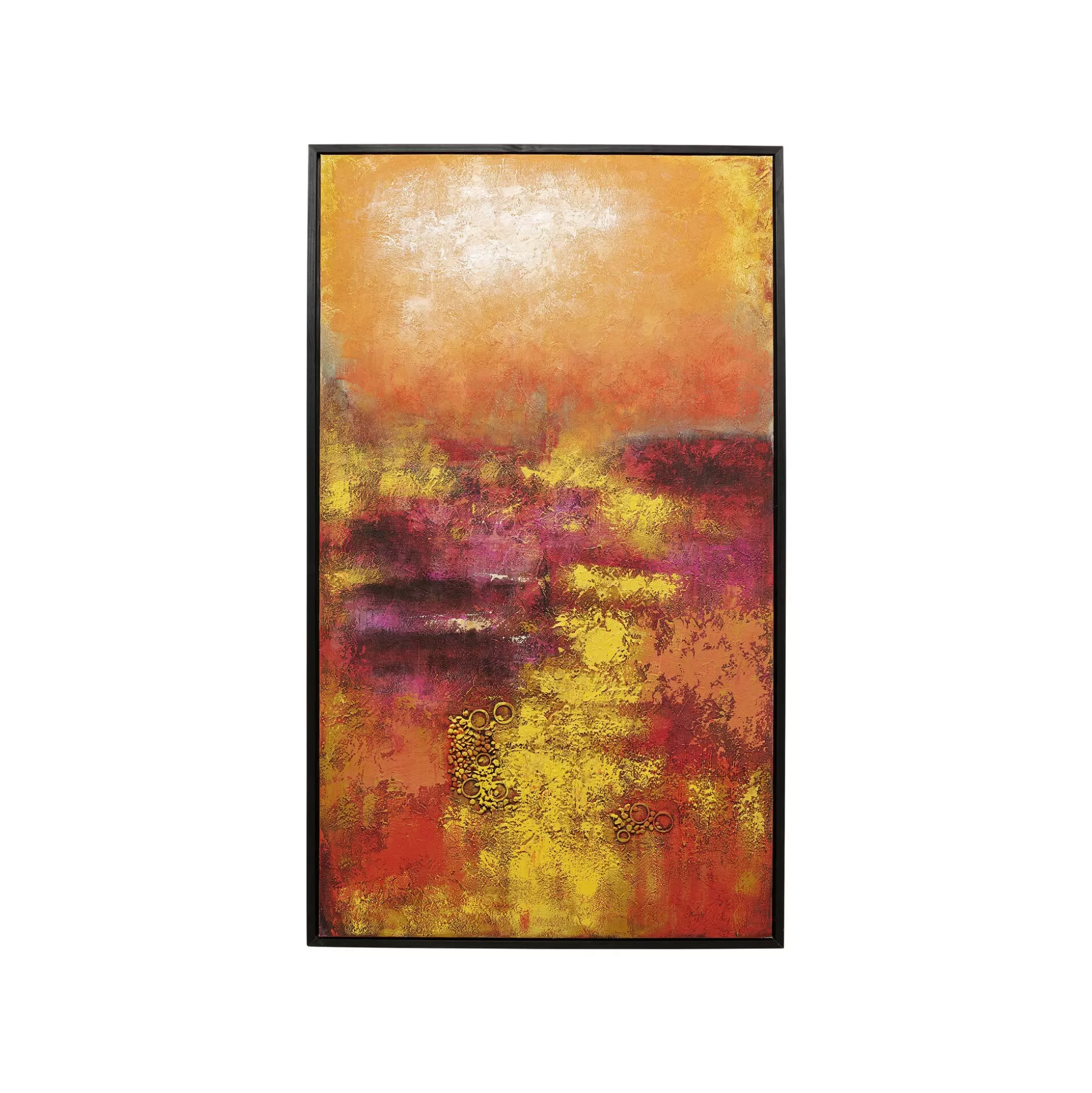 Peinture Jardin 125x215cm Rouge ^KARE Design Discount