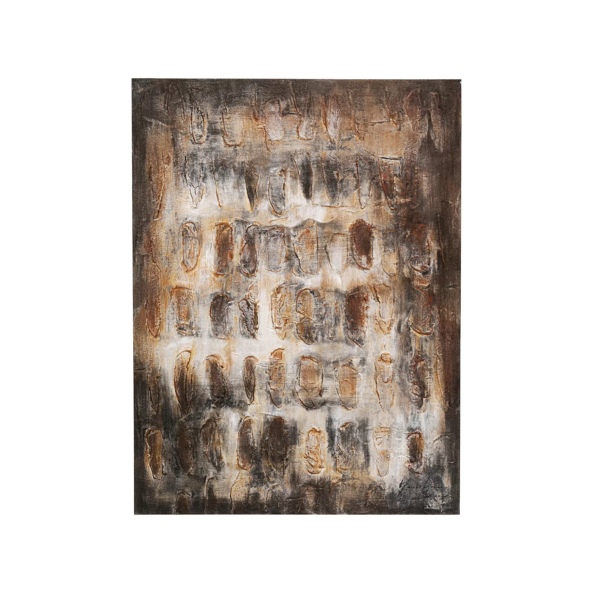 Peinture Shadows 90x120cm Marron ^KARE Design Clearance